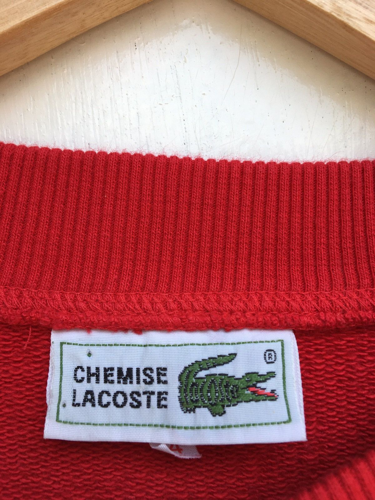 Lacoste LACOSTE Sweatshirt Big Logo Embroidery Style Sweatshirtr Size US L / EU 52-54 / 3 - 5 Thumbnail