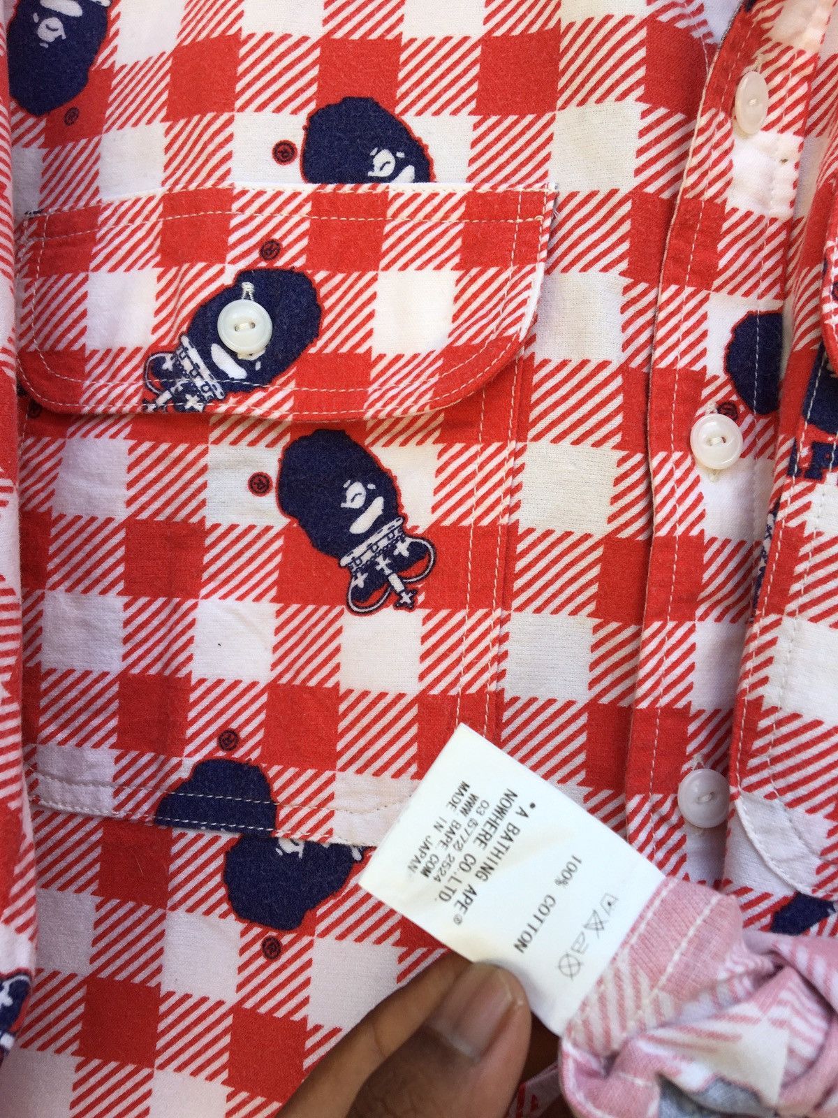 Bape Crown Ape Head Button Up Shirt Size US S / EU 44-46 / 1 - 15 Thumbnail