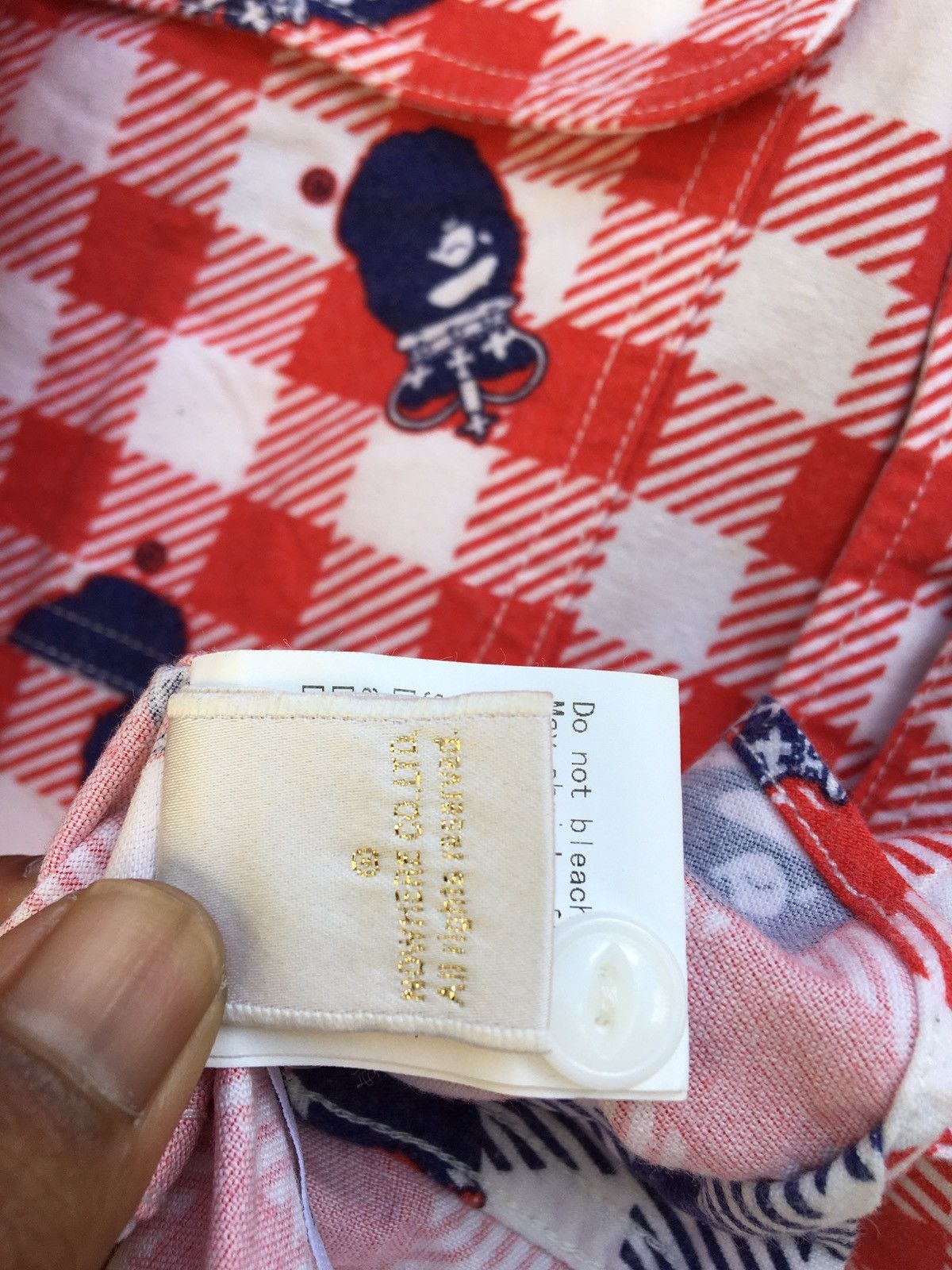 Bape Crown Ape Head Button Up Shirt Size US S / EU 44-46 / 1 - 18 Thumbnail