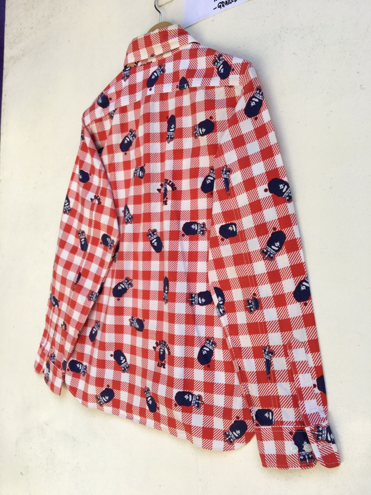 Bape Crown Ape Head Button Up Shirt Size US S / EU 44-46 / 1 - 11 Thumbnail