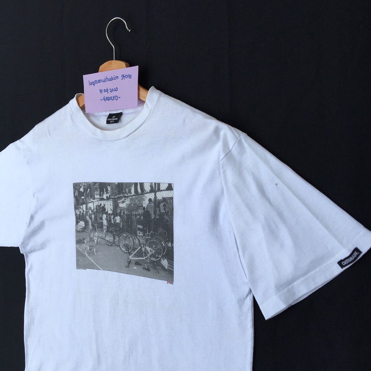 Stussy Vintage STUSSY X CUSTOMADE by SUE KWON NY PHOTO TEE Size US L / EU 52-54 / 3 - 5 Thumbnail