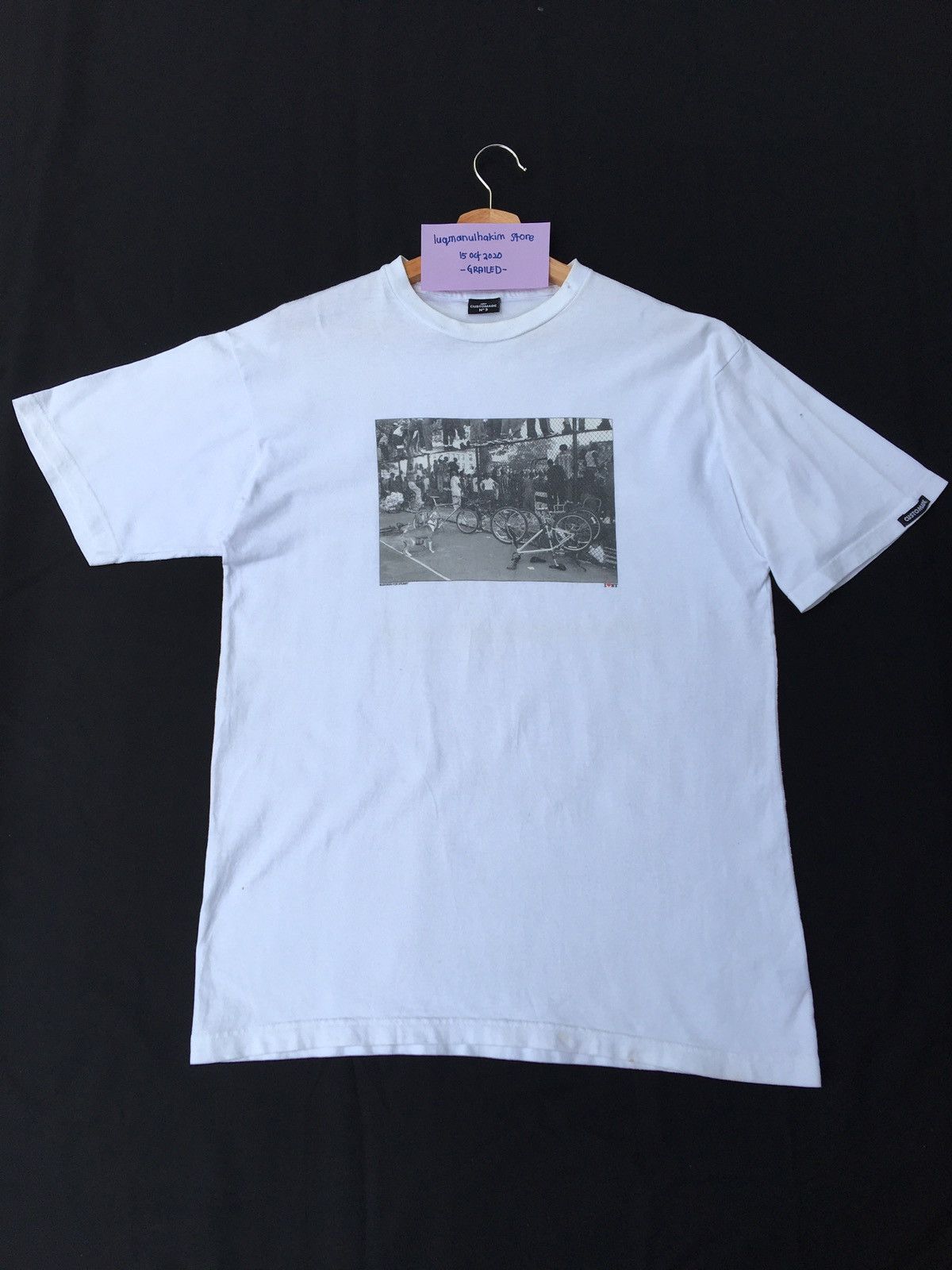 Stussy Vintage STUSSY X CUSTOMADE by SUE KWON NY PHOTO TEE Size US L / EU 52-54 / 3 - 2 Thumbnail