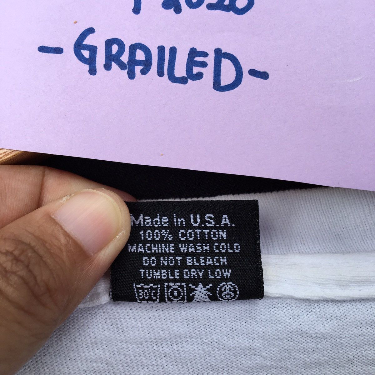 Vintage STUSSY X CUSTOMADE by SUE KWON NY PHOTO TEE