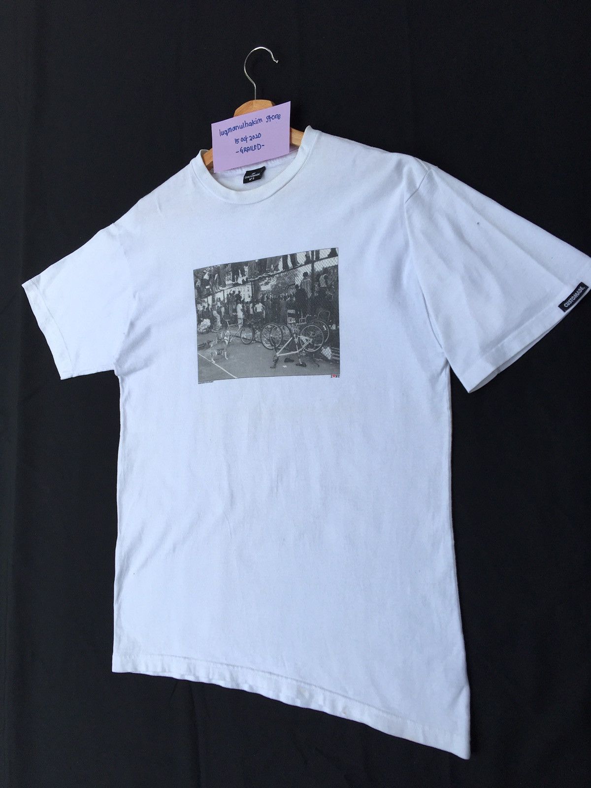 Stussy Vintage STUSSY X CUSTOMADE by SUE KWON NY PHOTO TEE Size US L / EU 52-54 / 3 - 4 Thumbnail