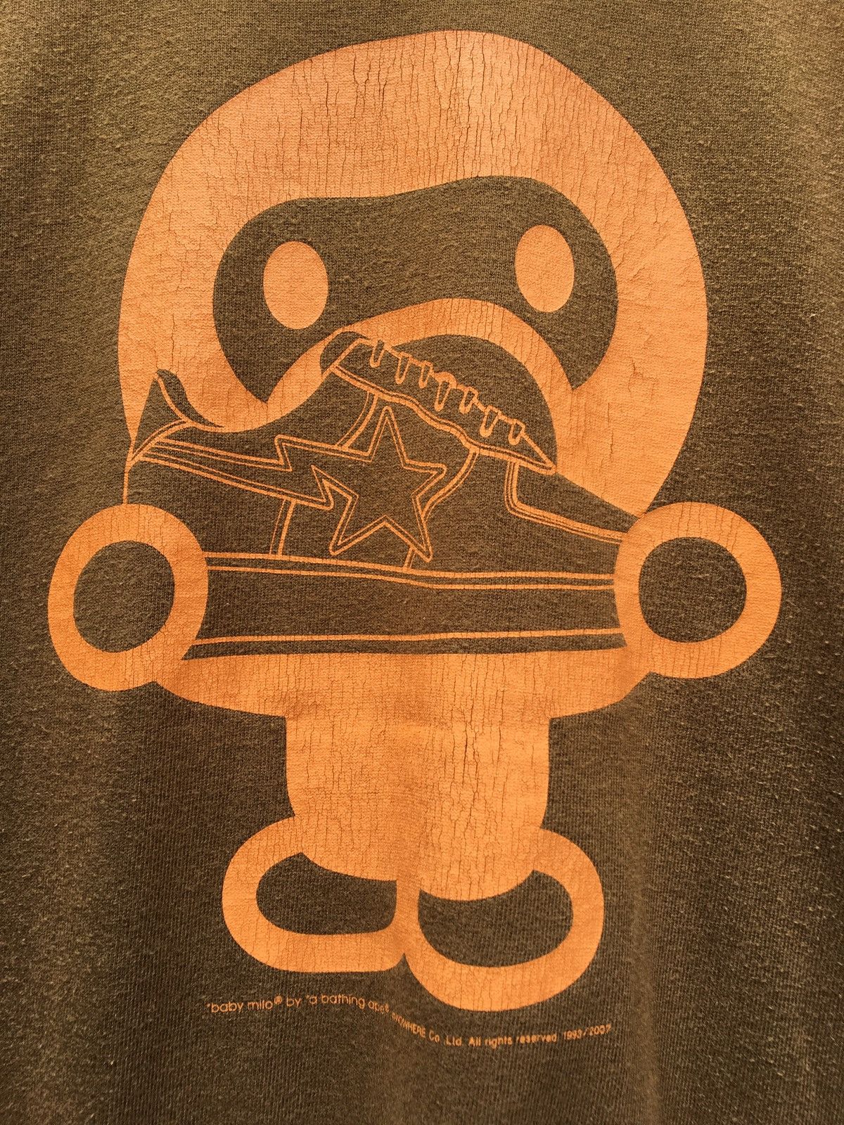 Bape 2007 Baby Milo Bapesta Tee Size US L / EU 52-54 / 3 - 6 Thumbnail