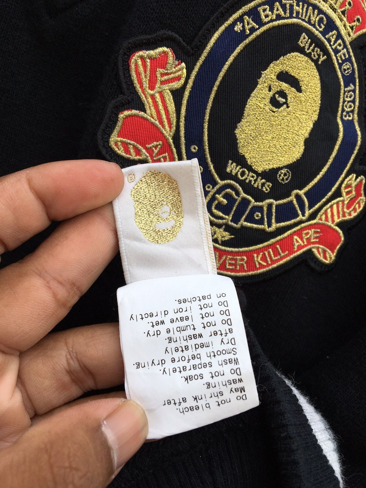 Bape College V-Neck Sweatshirt Size US S / EU 44-46 / 1 - 13 Thumbnail