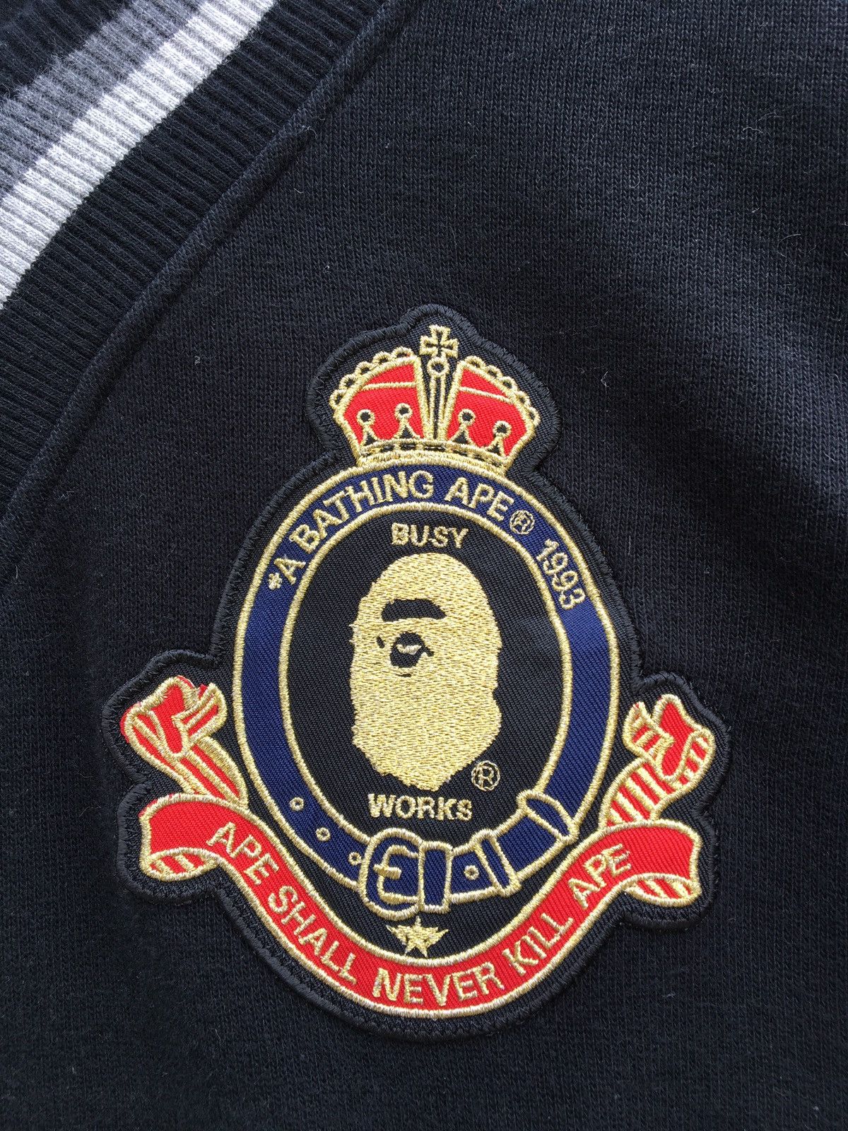 Bape College V-Neck Sweatshirt Size US S / EU 44-46 / 1 - 5 Thumbnail