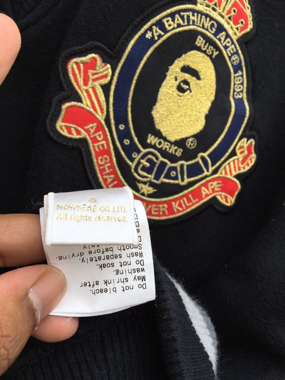 Bape College V-Neck Sweatshirt Size US S / EU 44-46 / 1 - 14 Thumbnail