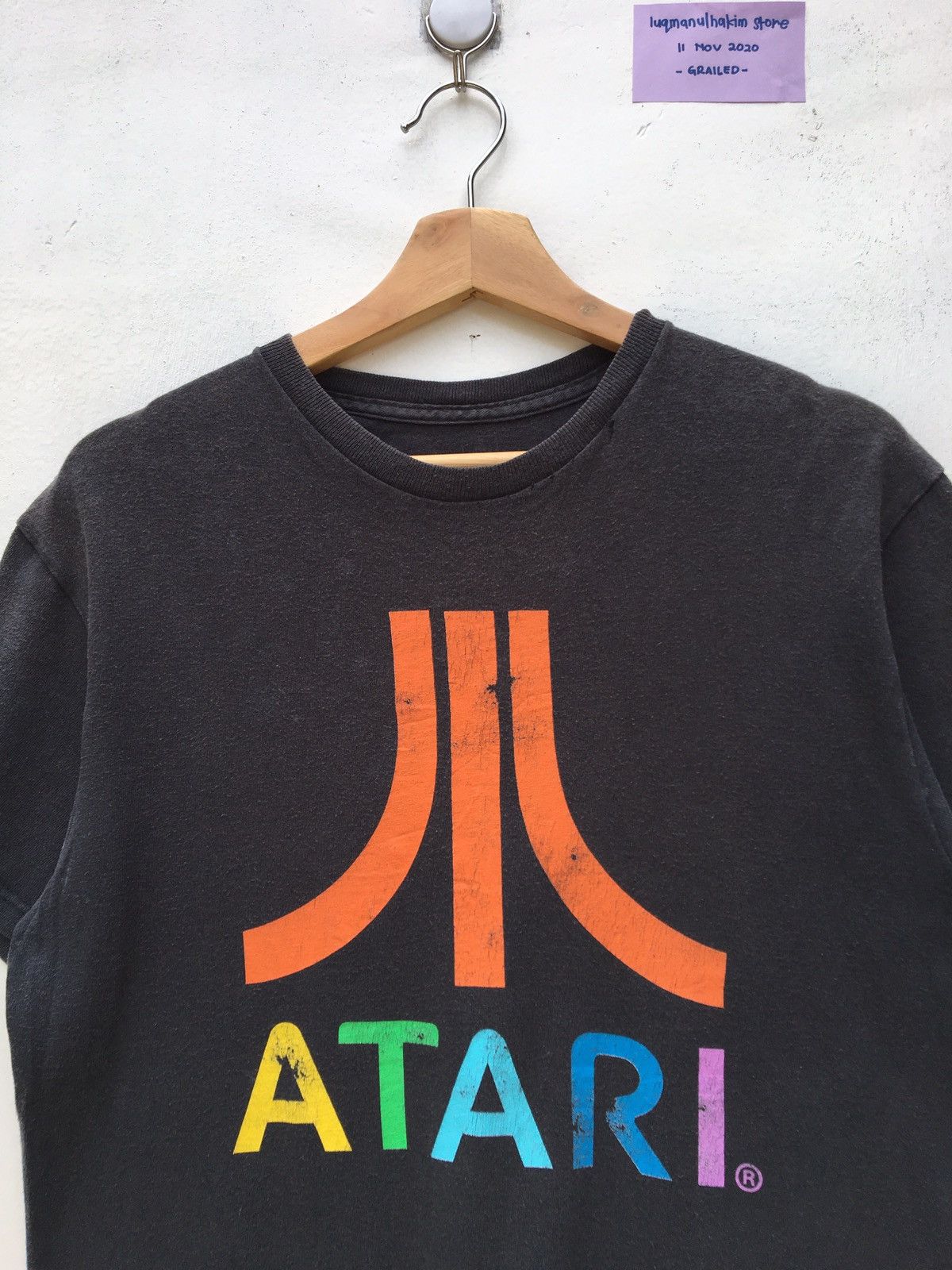Japanese Brand Atari as wore by Thom Yorke Radiohead Streetwear Band Tee Size US M / EU 48-50 / 2 - 4 Thumbnail