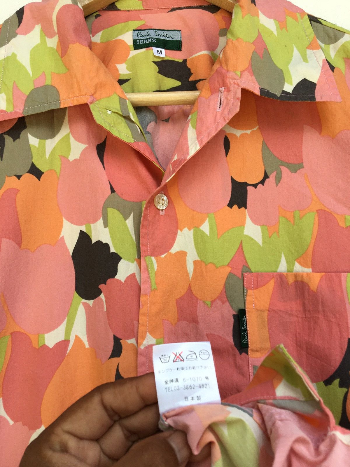 Paul Smith Vintage Paul Smith Floral Rare Design Buttons Up Shirt Size US M / EU 48-50 / 2 - 16 Thumbnail