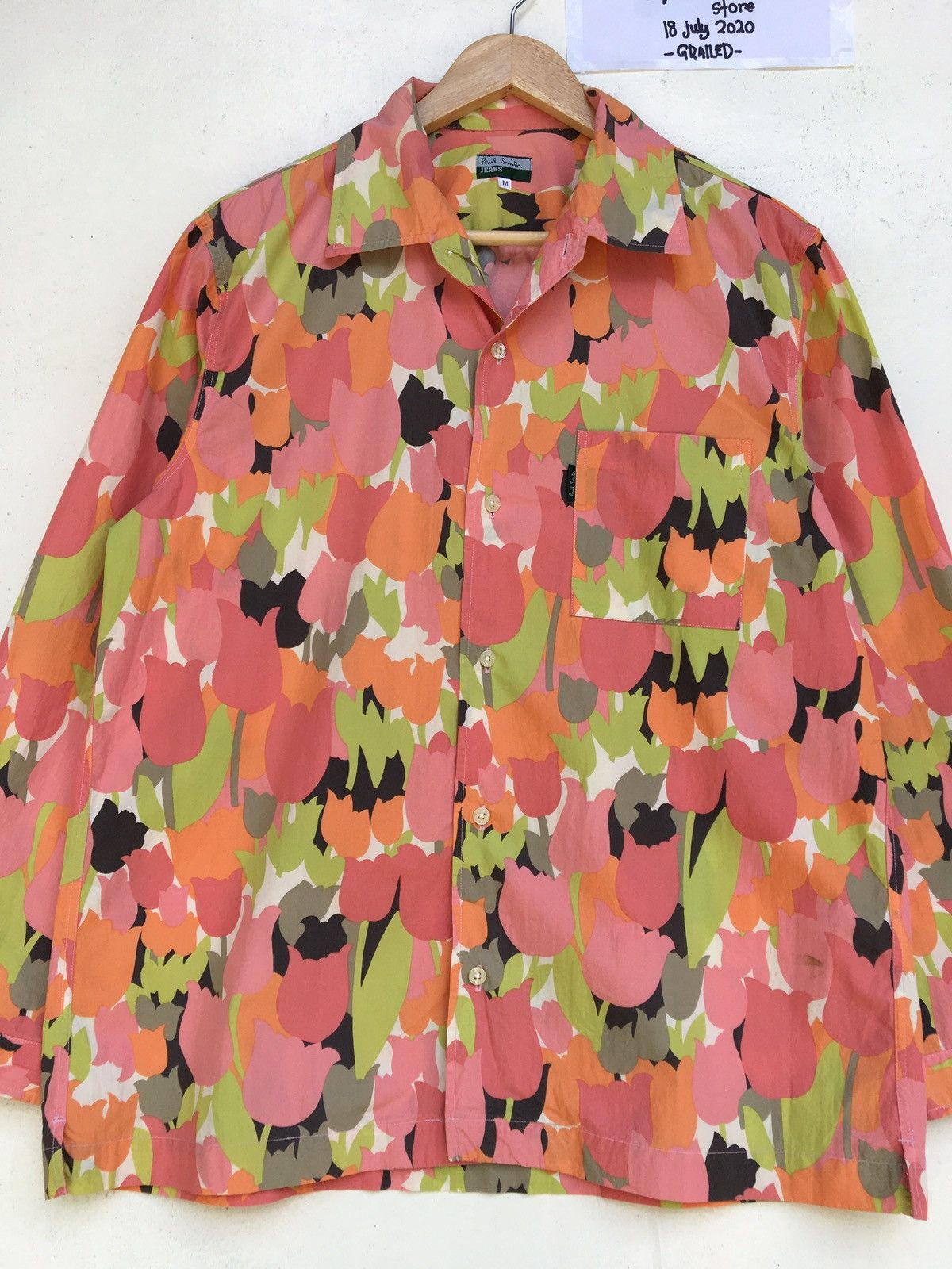 Paul Smith Vintage Paul Smith Floral Rare Design Buttons Up Shirt Size US M / EU 48-50 / 2 - 10 Thumbnail