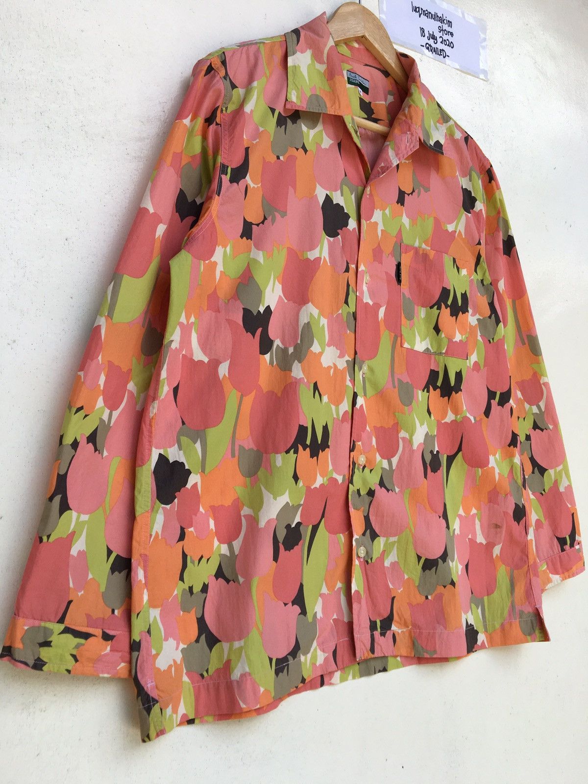 Paul Smith Vintage Paul Smith Floral Rare Design Buttons Up Shirt Size US M / EU 48-50 / 2 - 6 Thumbnail