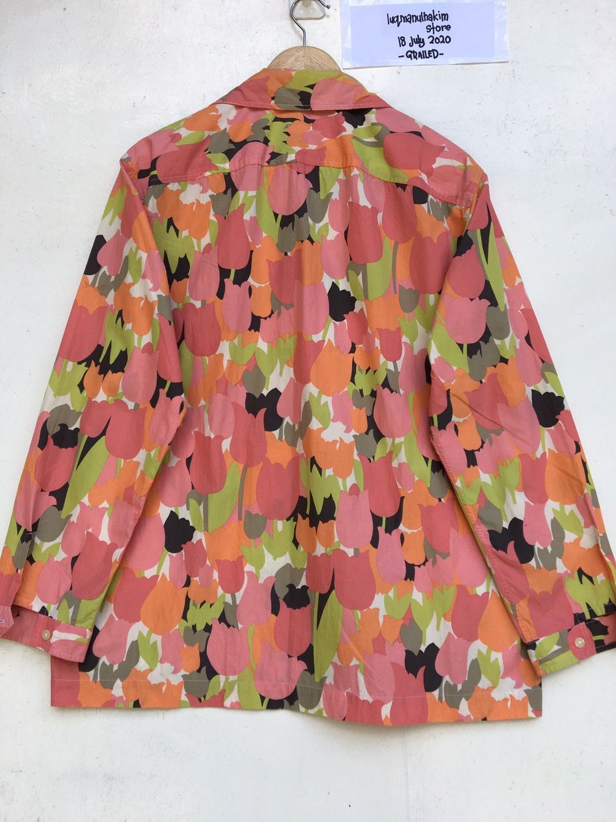 Paul Smith Vintage Paul Smith Floral Rare Design Buttons Up Shirt Size US M / EU 48-50 / 2 - 15 Thumbnail
