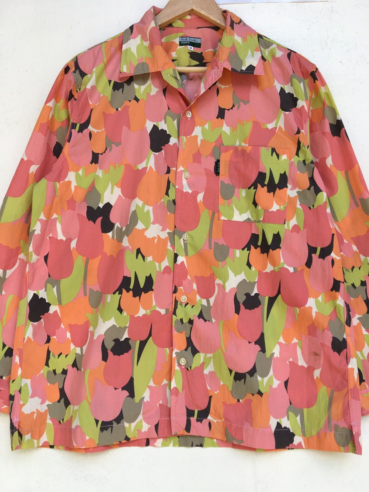 Paul Smith Vintage Paul Smith Floral Rare Design Buttons Up Shirt Size US M / EU 48-50 / 2 - 5 Thumbnail