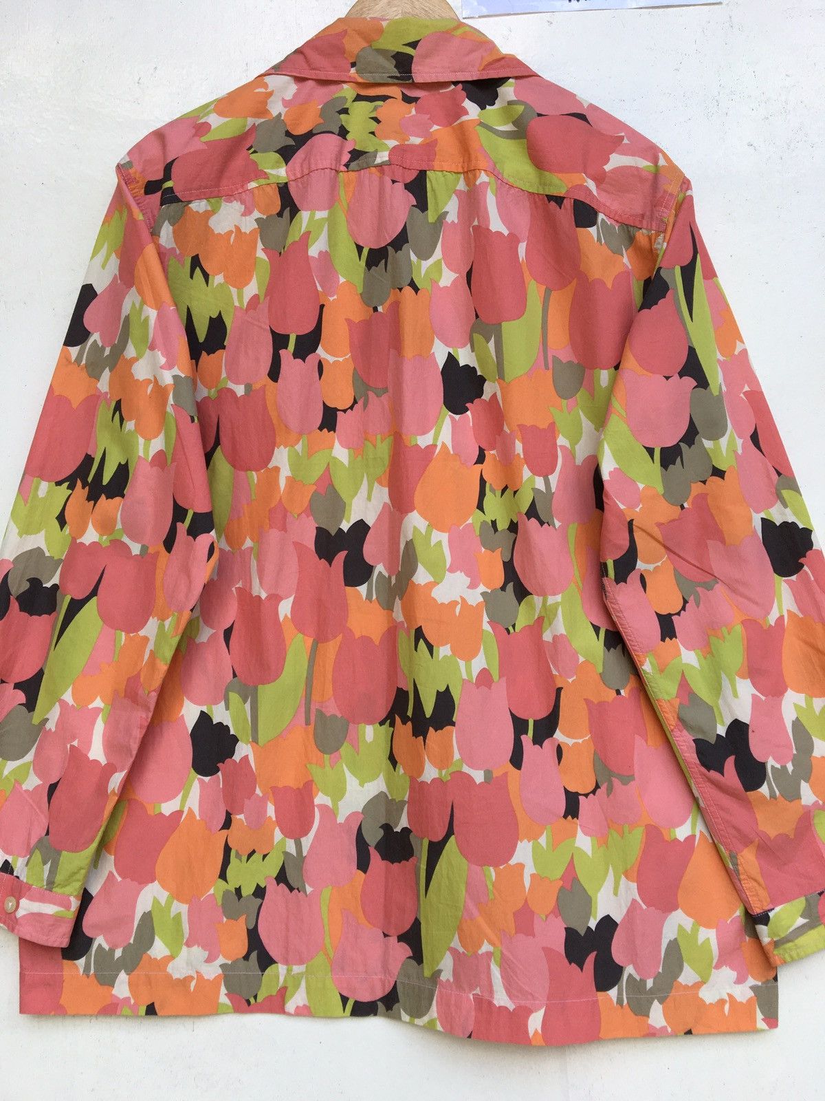 Paul Smith Vintage Paul Smith Floral Rare Design Buttons Up Shirt Size US M / EU 48-50 / 2 - 14 Thumbnail
