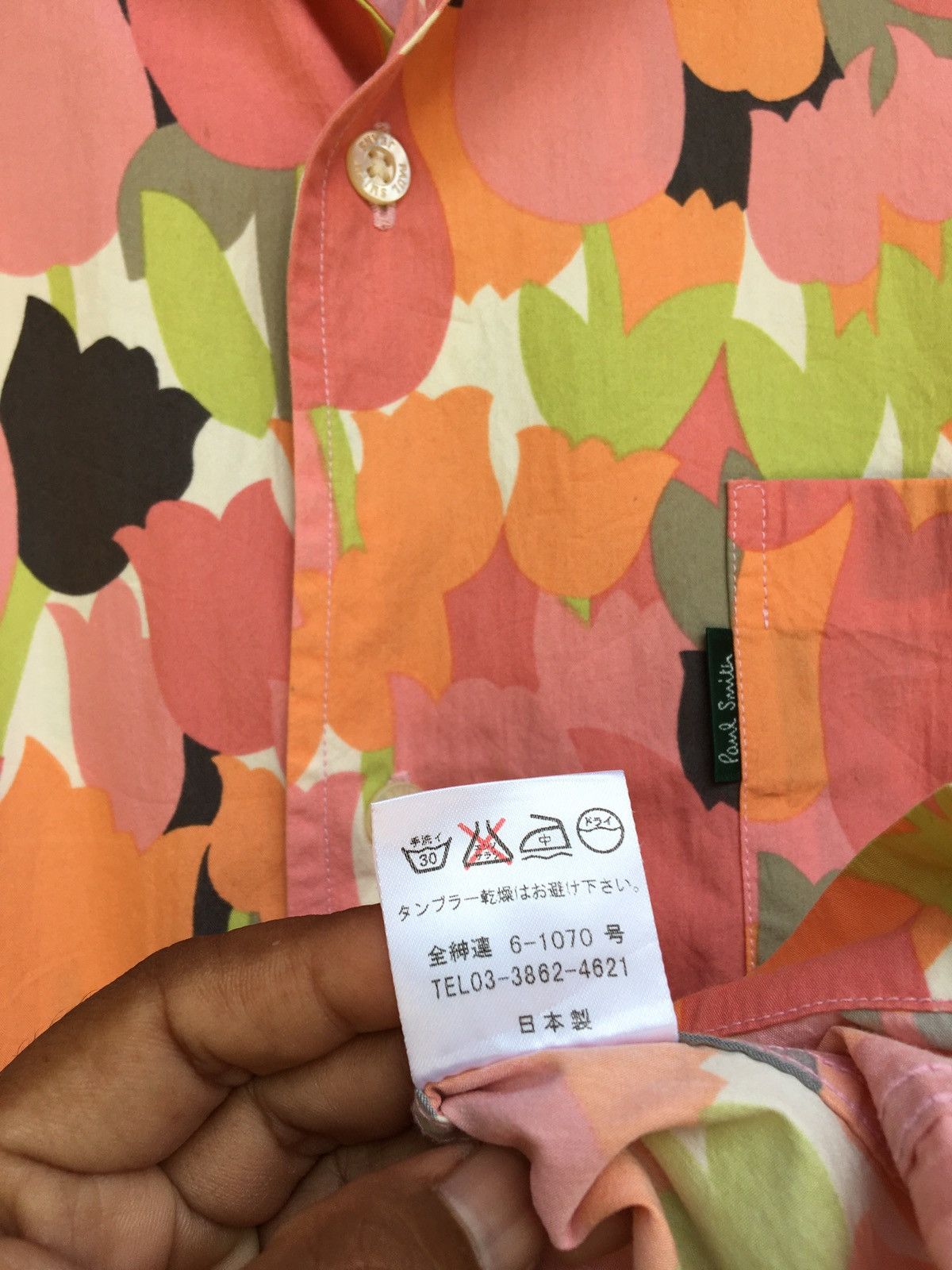 Paul Smith Vintage Paul Smith Floral Rare Design Buttons Up Shirt Size US M / EU 48-50 / 2 - 17 Thumbnail