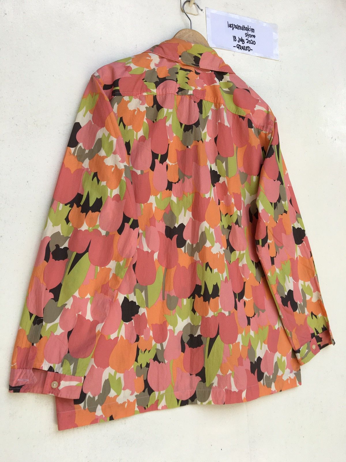 Paul Smith Vintage Paul Smith Floral Rare Design Buttons Up Shirt Size US M / EU 48-50 / 2 - 12 Thumbnail
