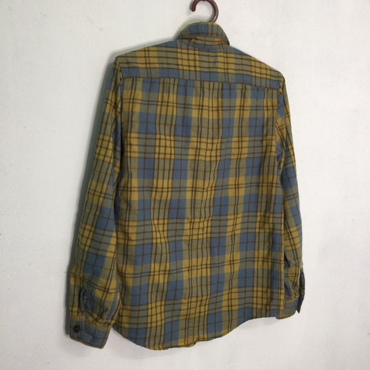 A.P.C. A.P.C Rue Madame Paris Plaid Flannel Shirt Made in Tunisia Size US S / EU 44-46 / 1 - 6 Thumbnail