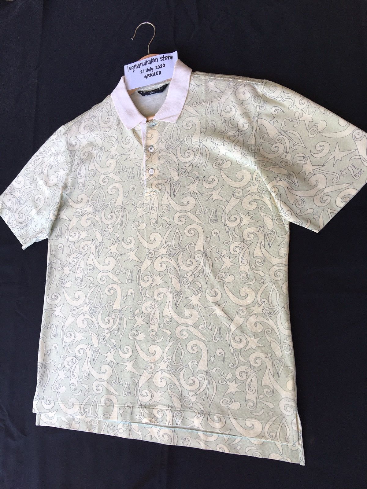 Christian Dior Monsieur Vintage Christian Dior Sport Abstract Design Polo Shirt Size US M / EU 48-50 / 2 - 3 Thumbnail