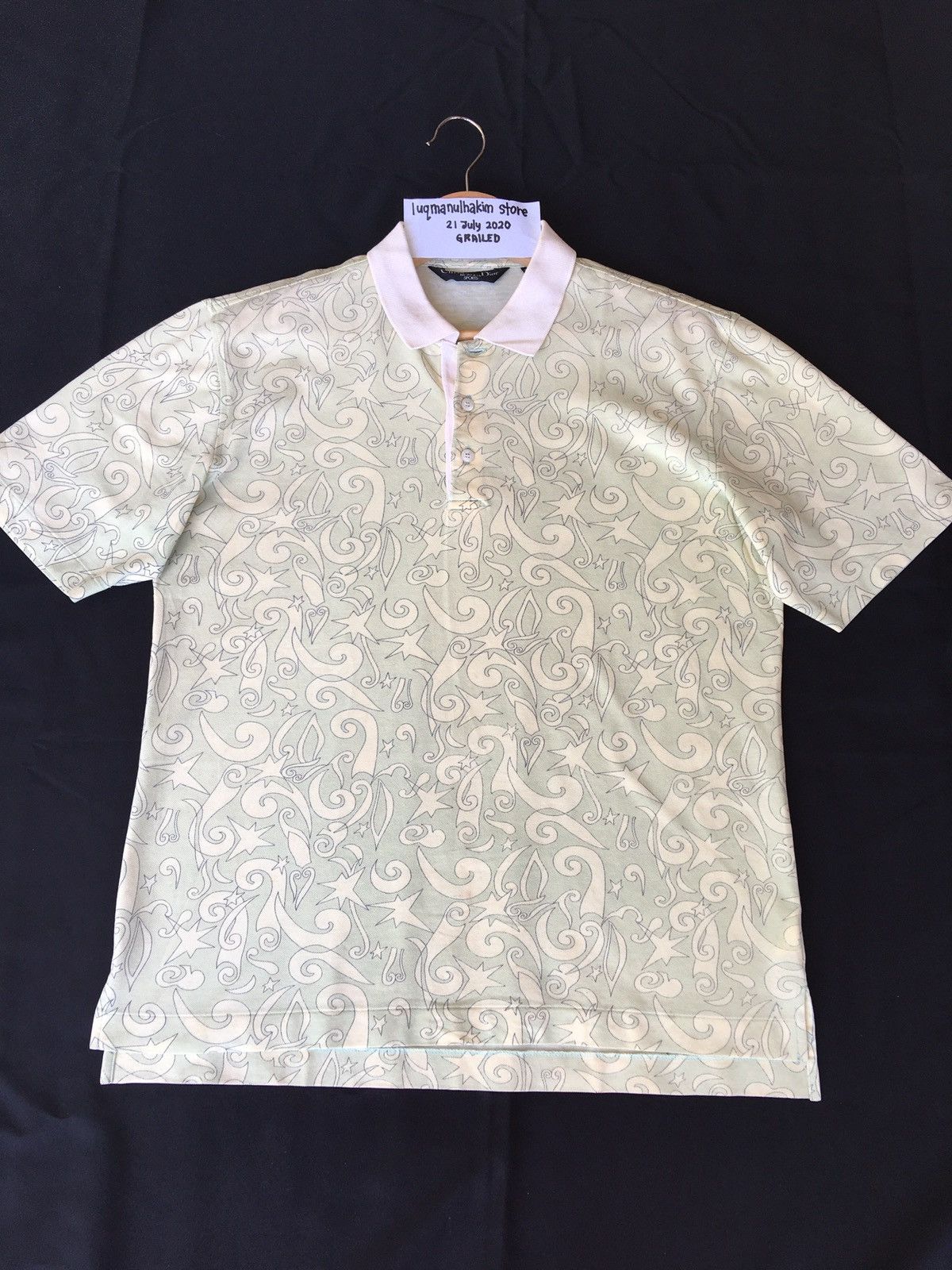 Christian Dior Monsieur Vintage Christian Dior Sport Abstract Design Polo Shirt Size US M / EU 48-50 / 2 - 1 Thumbnail