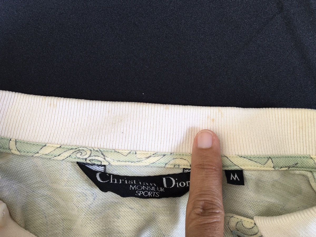 Christian Dior Monsieur Vintage Christian Dior Sport Abstract Design Polo Shirt Size US M / EU 48-50 / 2 - 17 Thumbnail