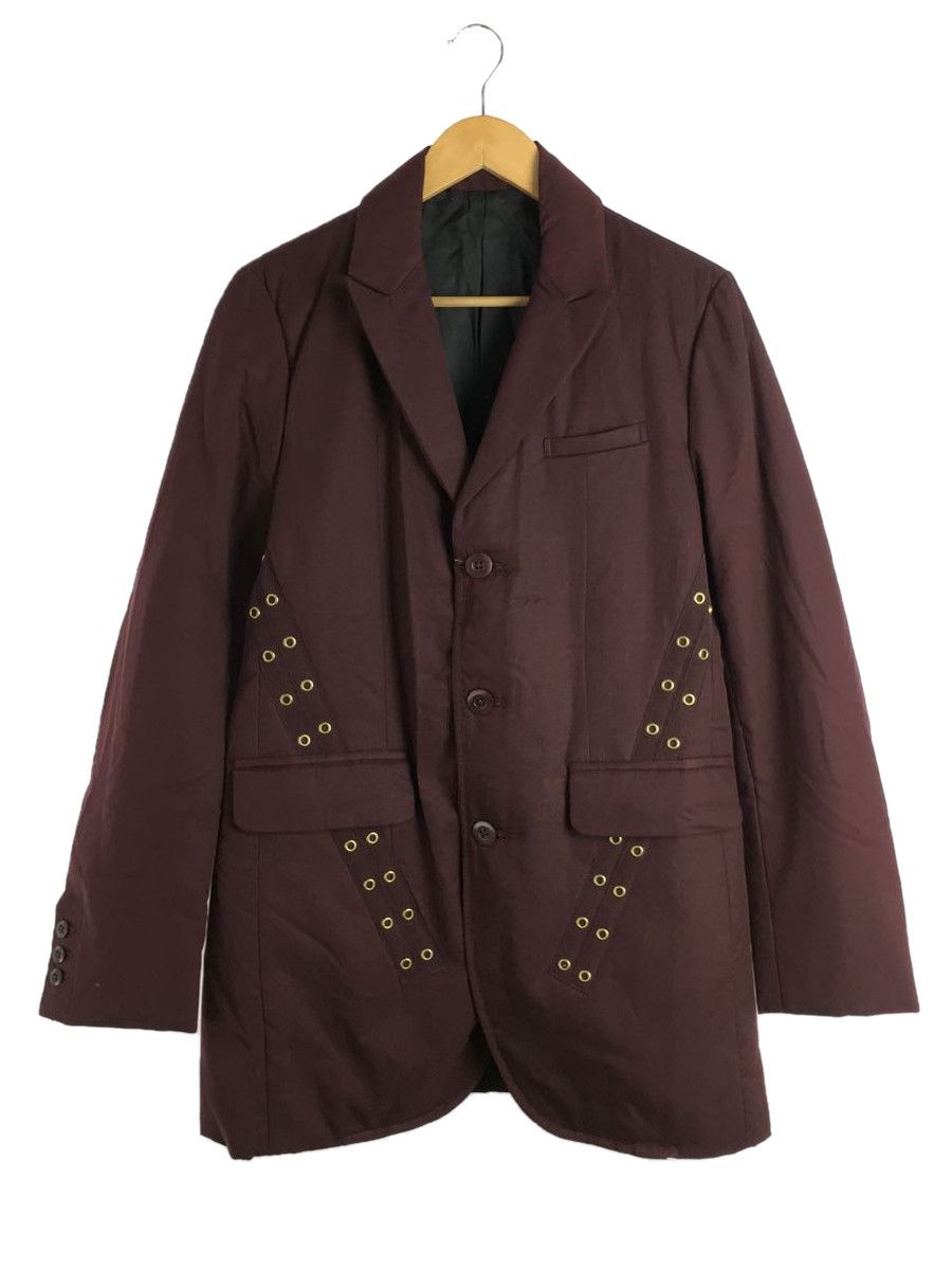 Jacket Brown Eyelet tape batting tailored