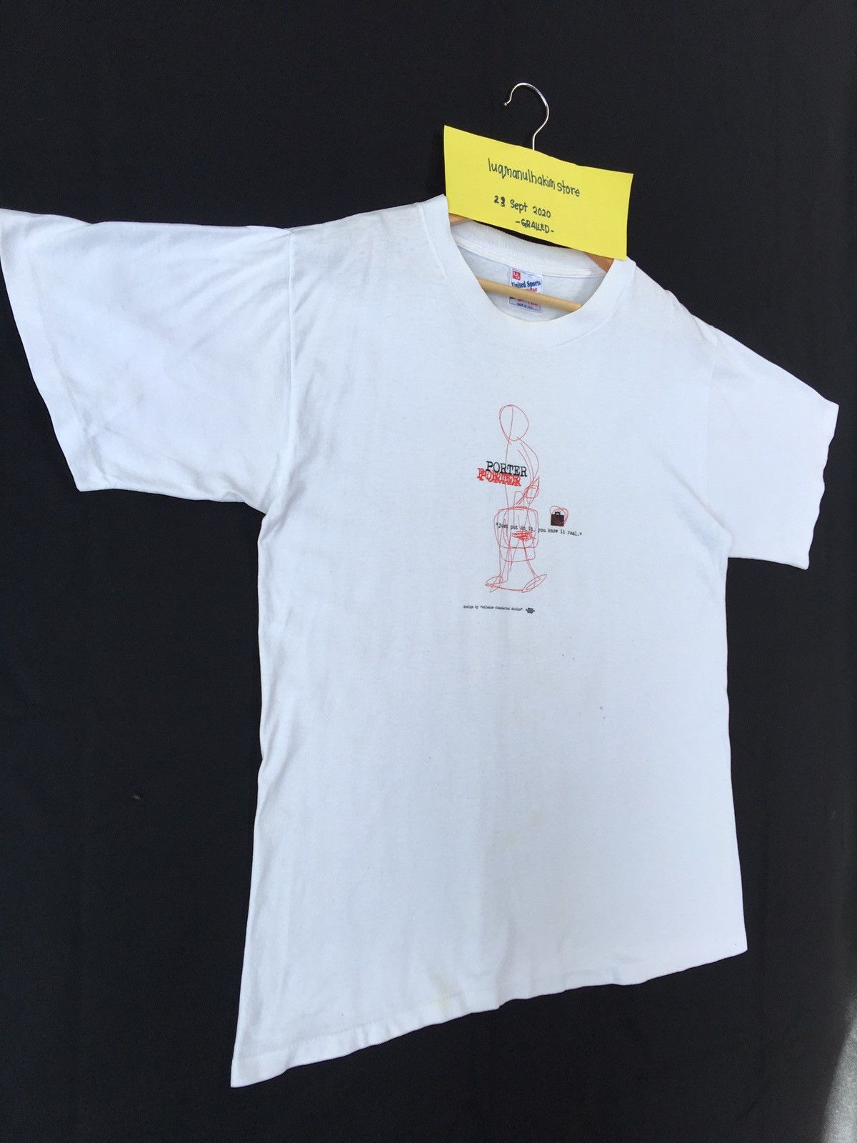 Porter Vintage Porter Yoshida Design 90s Tshirt Size US L / EU 52-54 / 3 - 3 Thumbnail