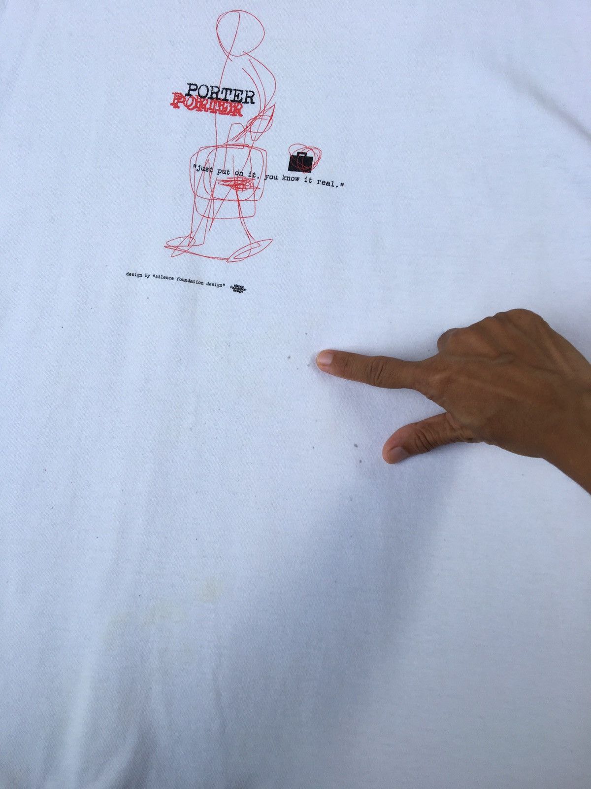 Porter Vintage Porter Yoshida Design 90s Tshirt Size US L / EU 52-54 / 3 - 6 Thumbnail