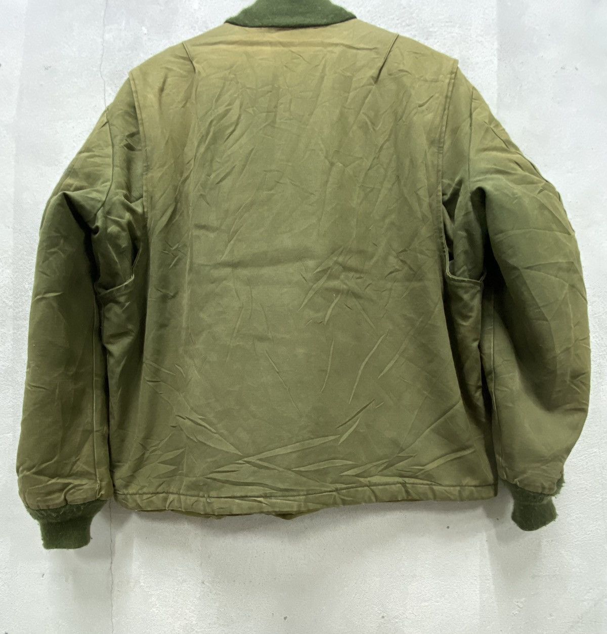 Vintage Vintage 80s Embasement Army Bomber Jacket Size US M / EU 48-50 / 2 - 5 Thumbnail
