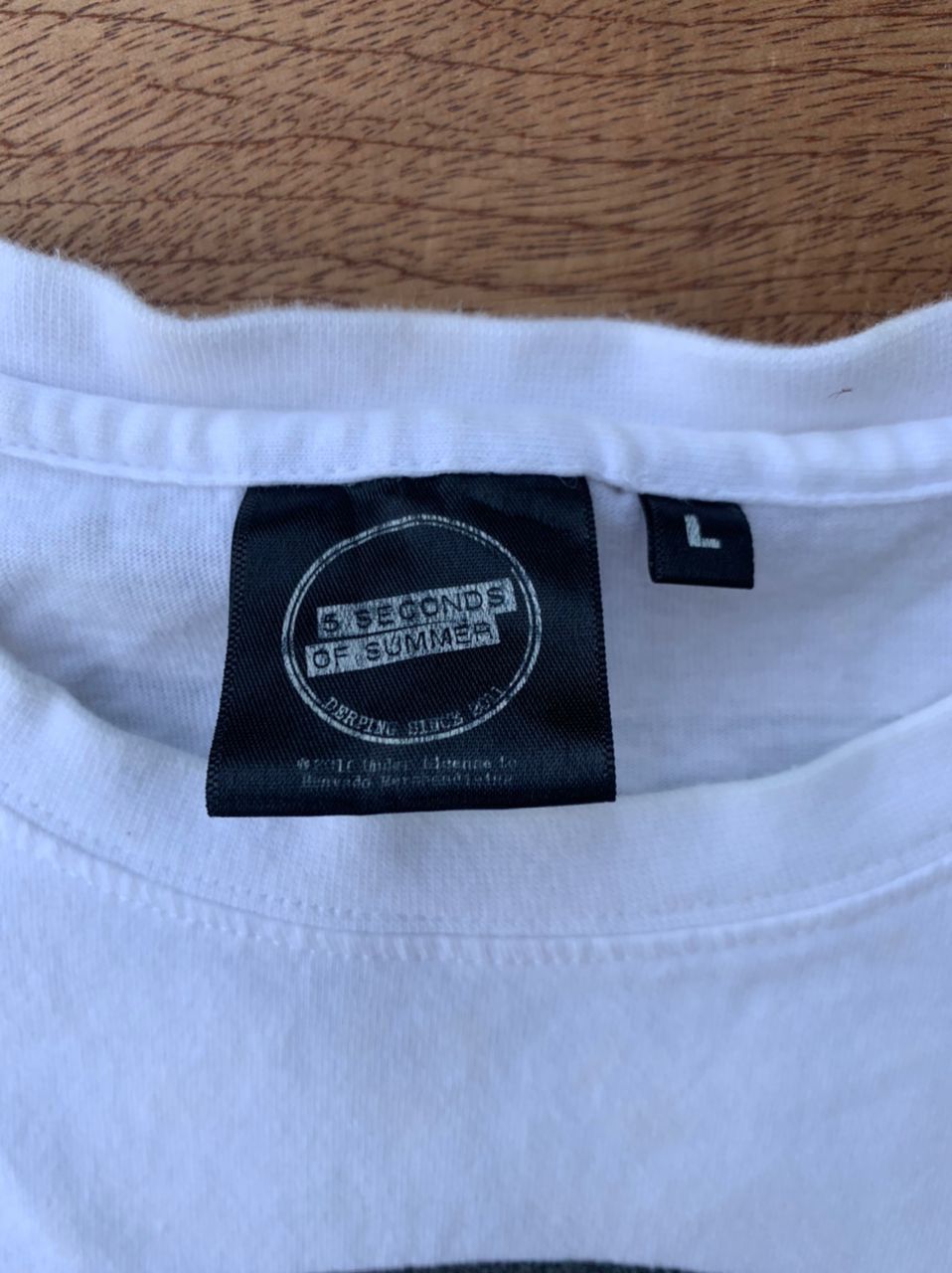 Band Tees × Vintage Vintage Tee D 40 5 Second of summer Size US L / EU 52-54 / 3 - 5 Thumbnail
