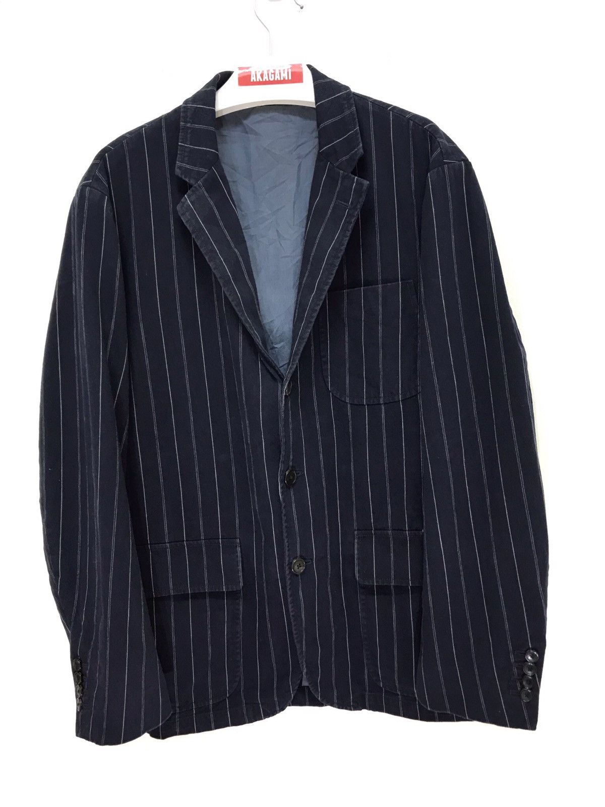 Polo Ralph Lauren Polo RL Naval Blazer Wabash Striped Thick Cotton 6🟩3 Size US M / EU 48-50 / 2 - 3 Thumbnail