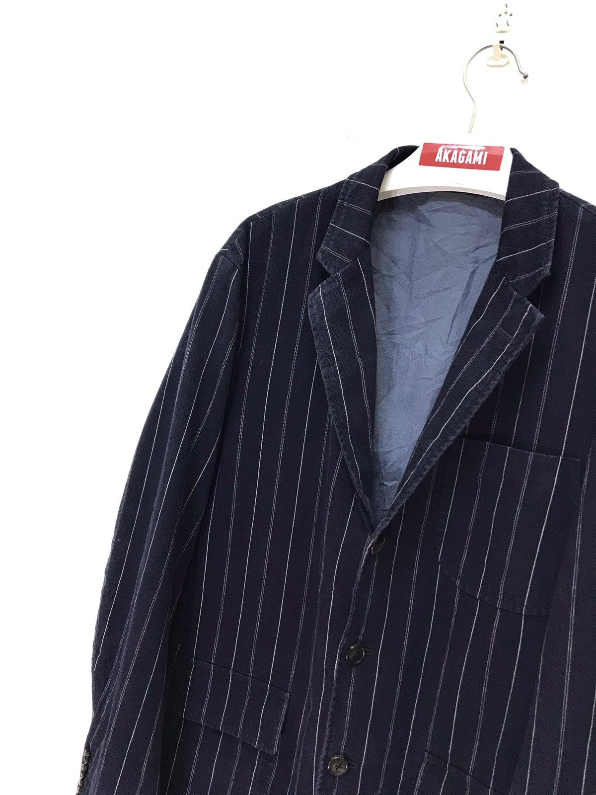 Polo Ralph Lauren Polo RL Naval Blazer Wabash Striped Thick Cotton 6🟩3 Size US M / EU 48-50 / 2 - 2 Thumbnail