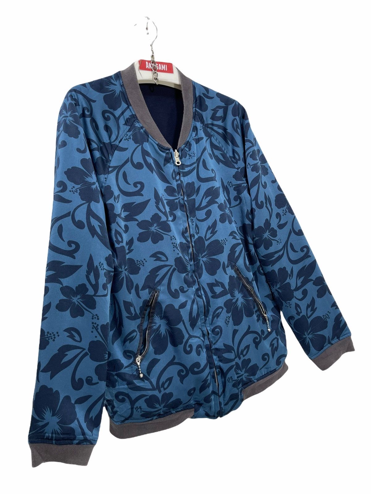 Golden Goose Reversible Sukajan Jacket Hawaiian Style Hibiscus 14🟩 Size US M / EU 48-50 / 2 - 2 Thumbnail