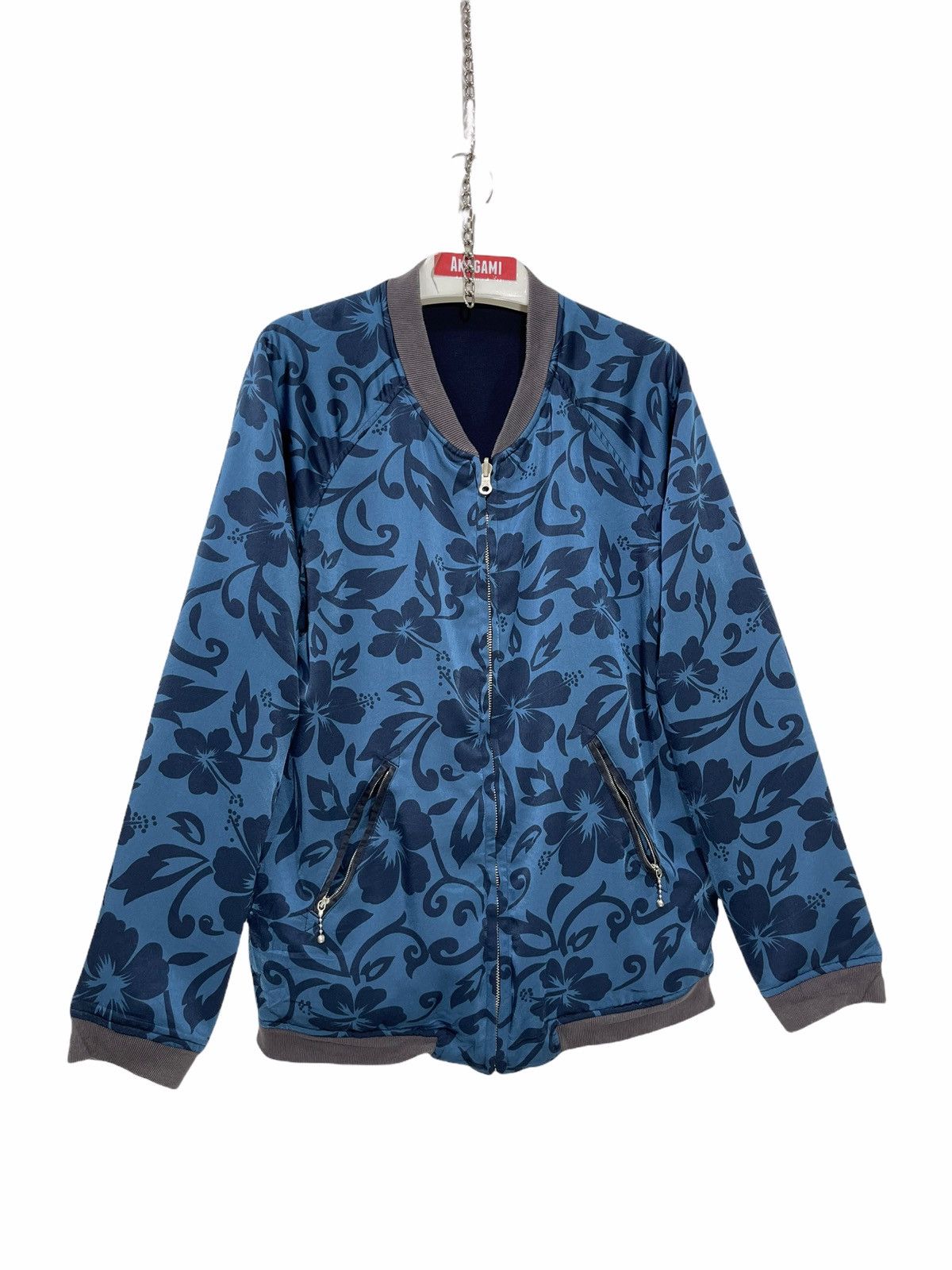 Golden Goose Reversible Sukajan Jacket Hawaiian Style Hibiscus 14🟩 Size US M / EU 48-50 / 2 - 1 Thumbnail