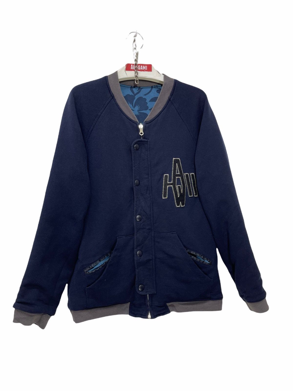 Golden Goose Reversible Sukajan Jacket Hawaiian Style Hibiscus 14🟩 Size US M / EU 48-50 / 2 - 6 Thumbnail