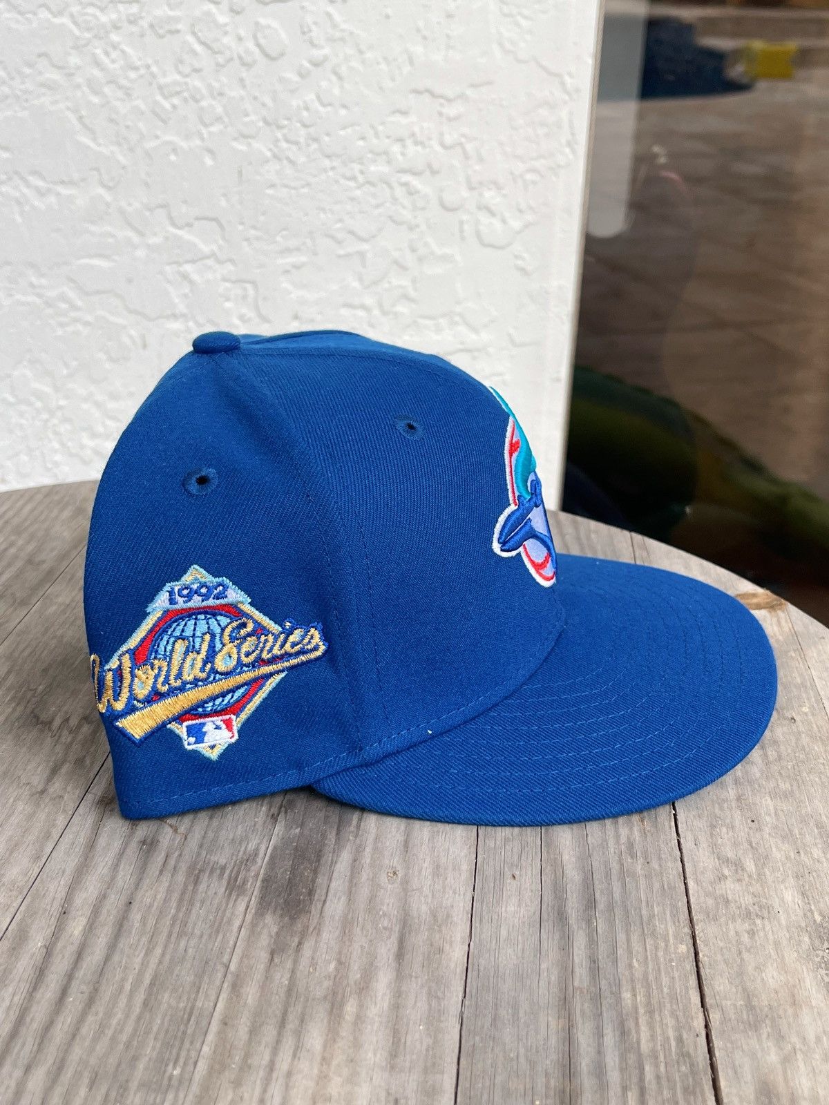 Hat Club 1992 Toronto Blue Jays 7 1/2 Fitted Exclusive Patch Icy UV Size ONE SIZE - 2 Thumbnail