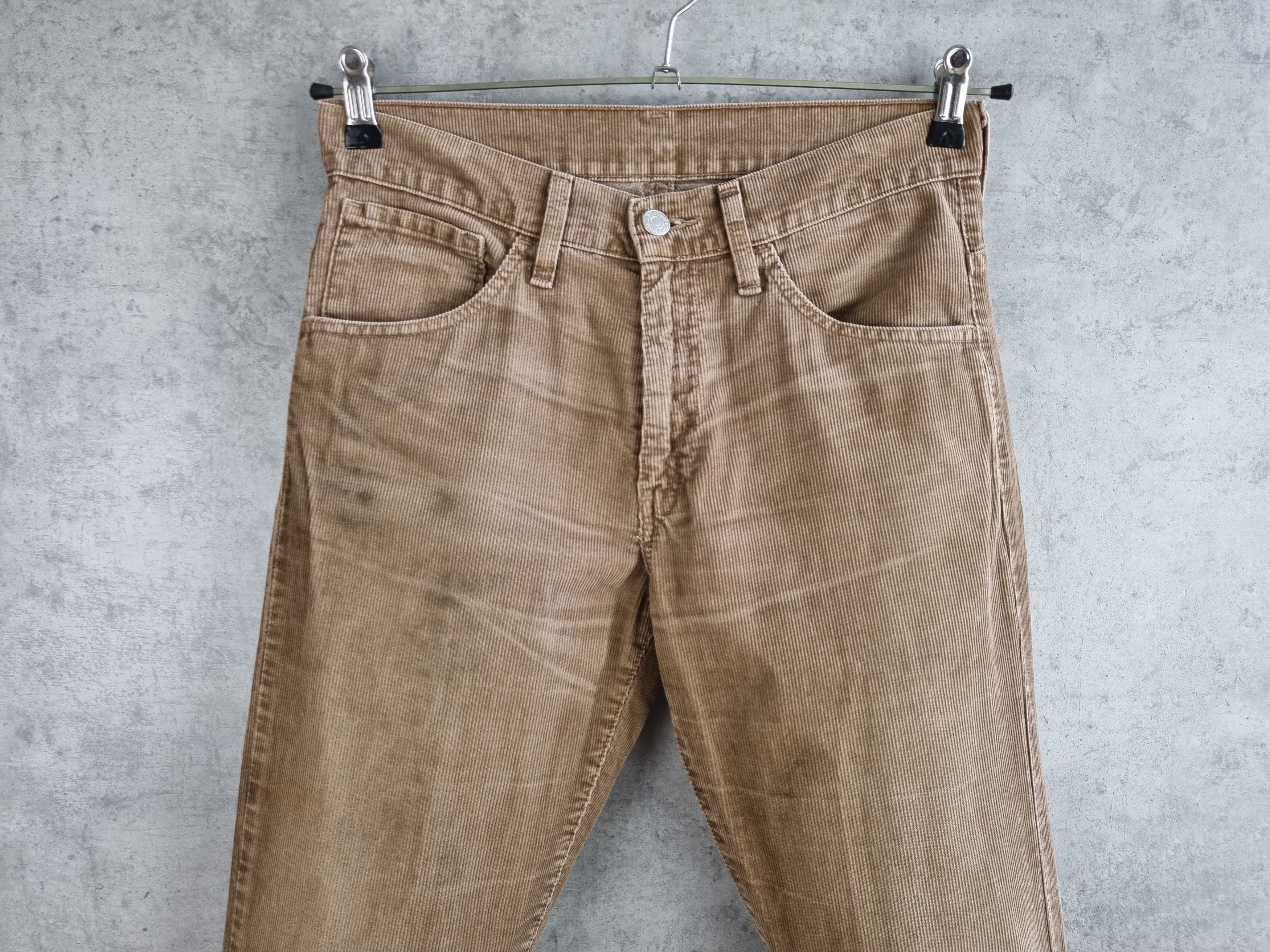 Levi's × Levi's Vintage Clothing × Vintage Rare flare LEVIS Corduroy Vintage 90s Earth tone Pants Size US 28 / EU 44 - 6 Thumbnail