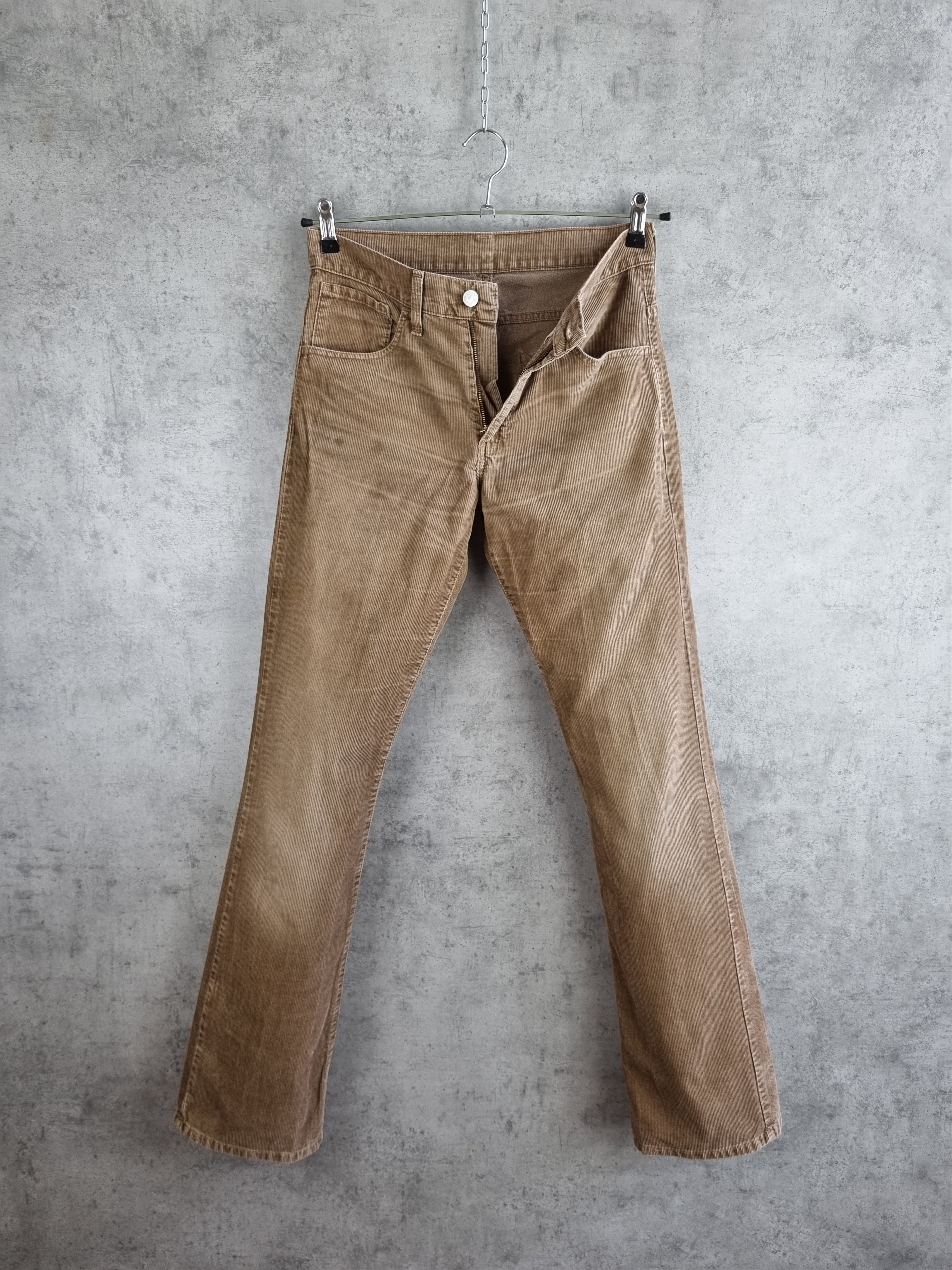 Levi's × Levi's Vintage Clothing × Vintage Rare flare LEVIS Corduroy Vintage 90s Earth tone Pants Size US 28 / EU 44 - 15 Thumbnail