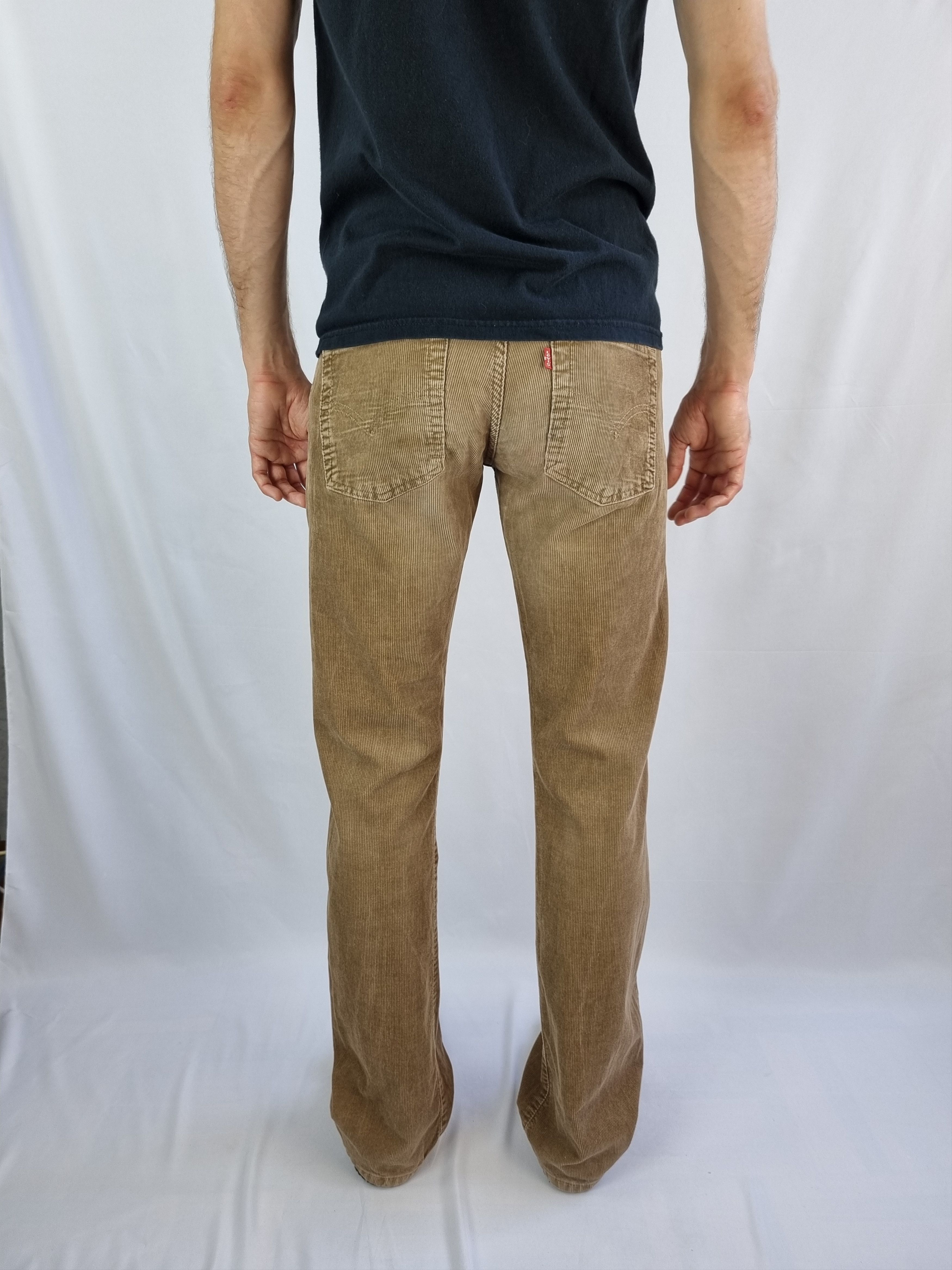 Levi's × Levi's Vintage Clothing × Vintage Rare flare LEVIS Corduroy Vintage 90s Earth tone Pants Size US 28 / EU 44 - 5 Thumbnail