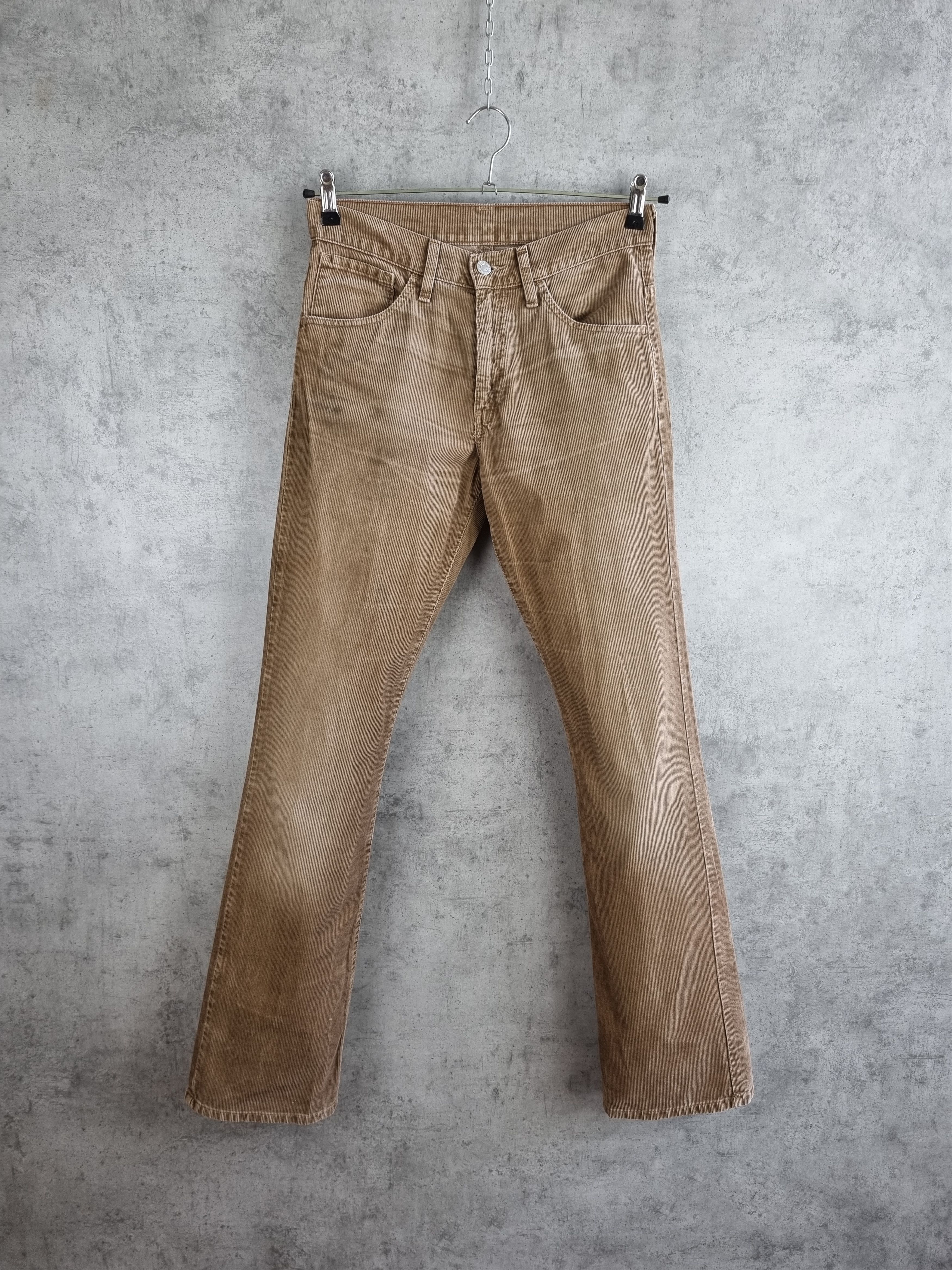 Levi's × Levi's Vintage Clothing × Vintage Rare flare LEVIS Corduroy Vintage 90s Earth tone Pants Size US 28 / EU 44 - 2 Thumbnail