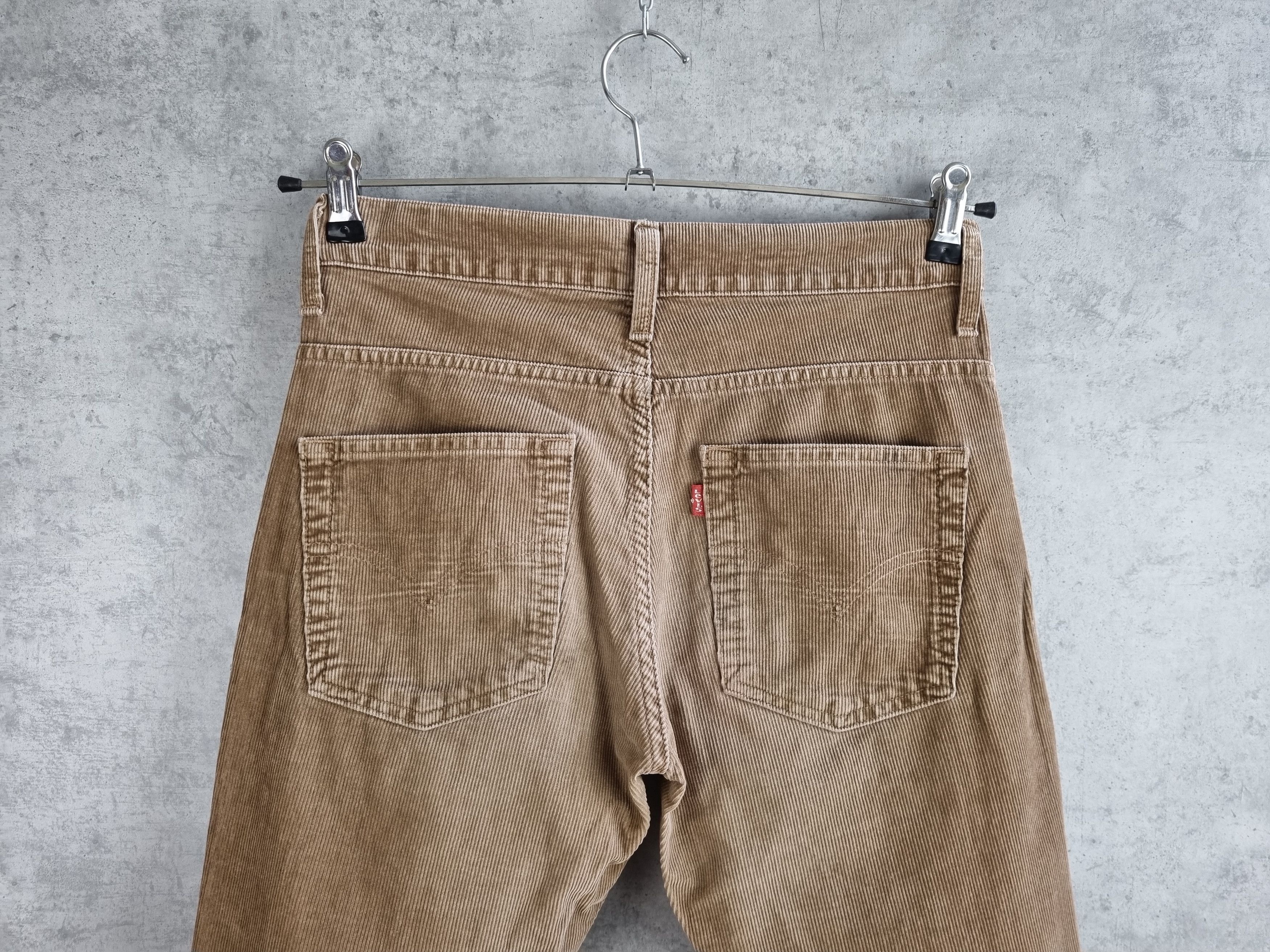 Levi's × Levi's Vintage Clothing × Vintage Rare flare LEVIS Corduroy Vintage 90s Earth tone Pants Size US 28 / EU 44 - 7 Thumbnail