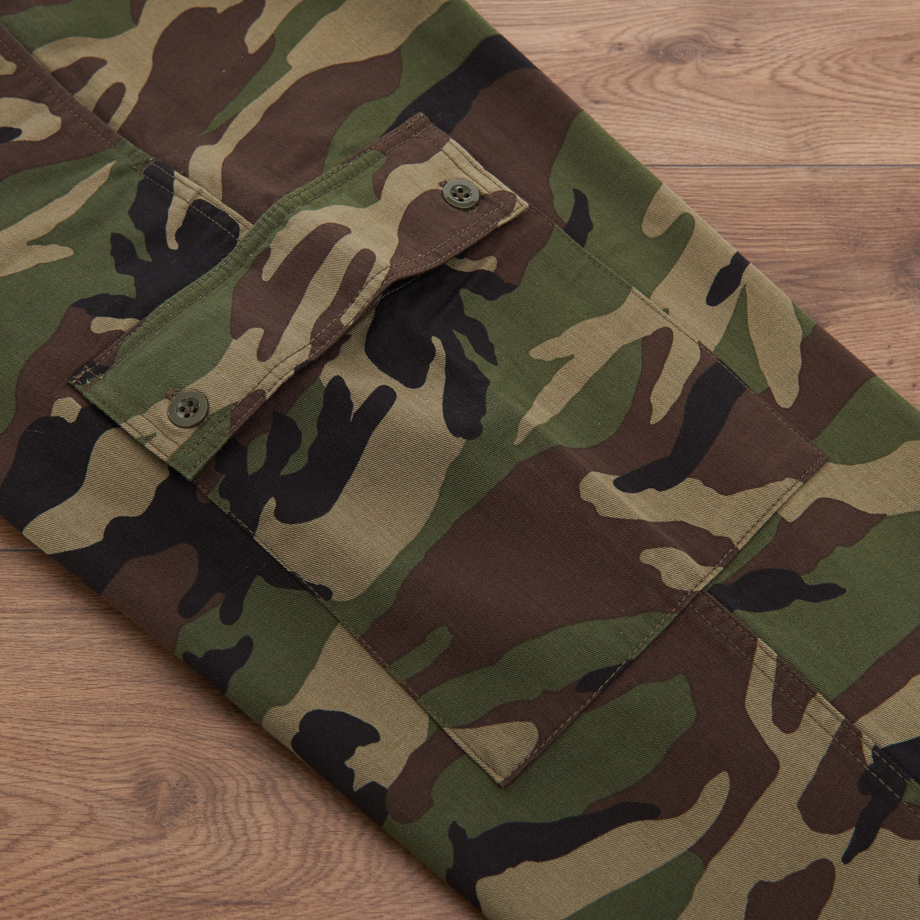 Celine Loose Cargo Pants In Camouflage Cotton Size US 30 / EU 46 - 9 Thumbnail