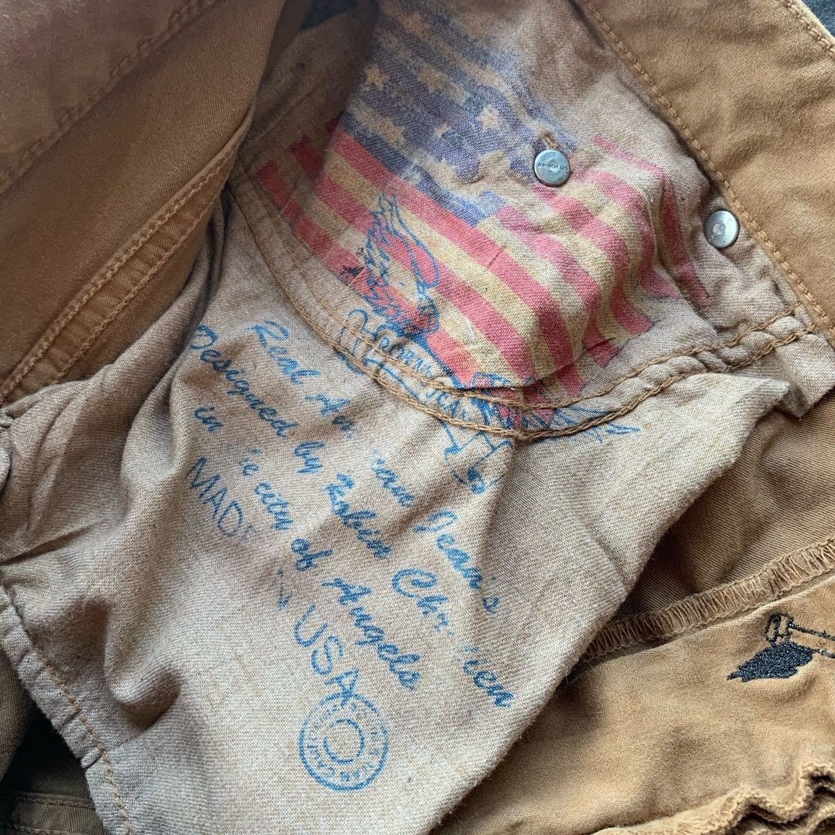 Robins Jeans × Vintage Vintage Robins Jeans Biker Pants Size US 38 / EU 54 - 15 Thumbnail