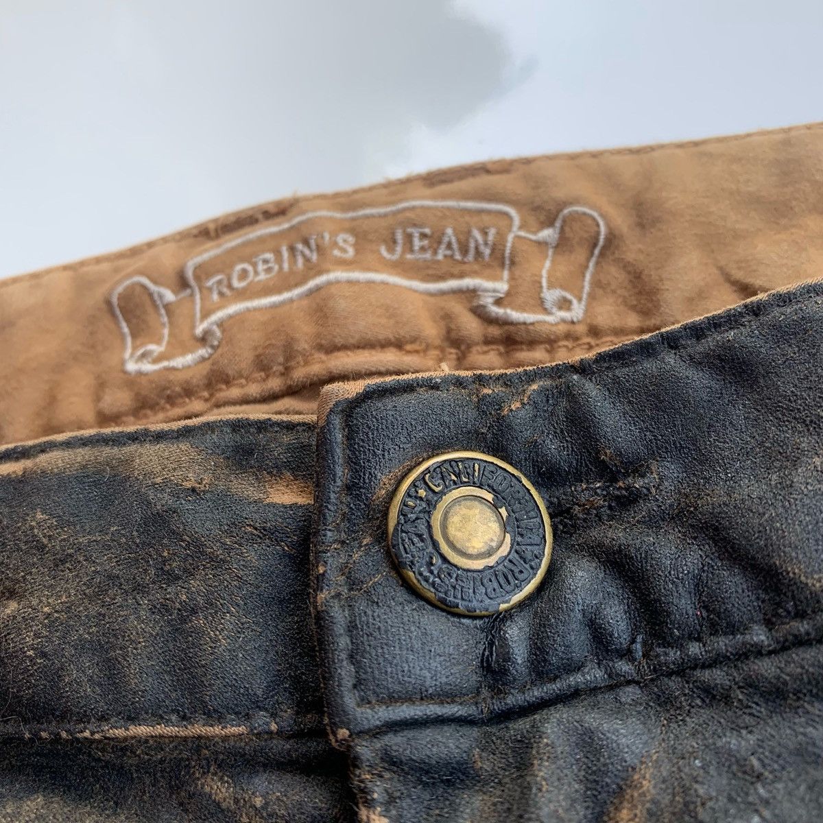Robins Jeans × Vintage Vintage Robins Jeans Biker Pants Size US 38 / EU 54 - 7 Thumbnail
