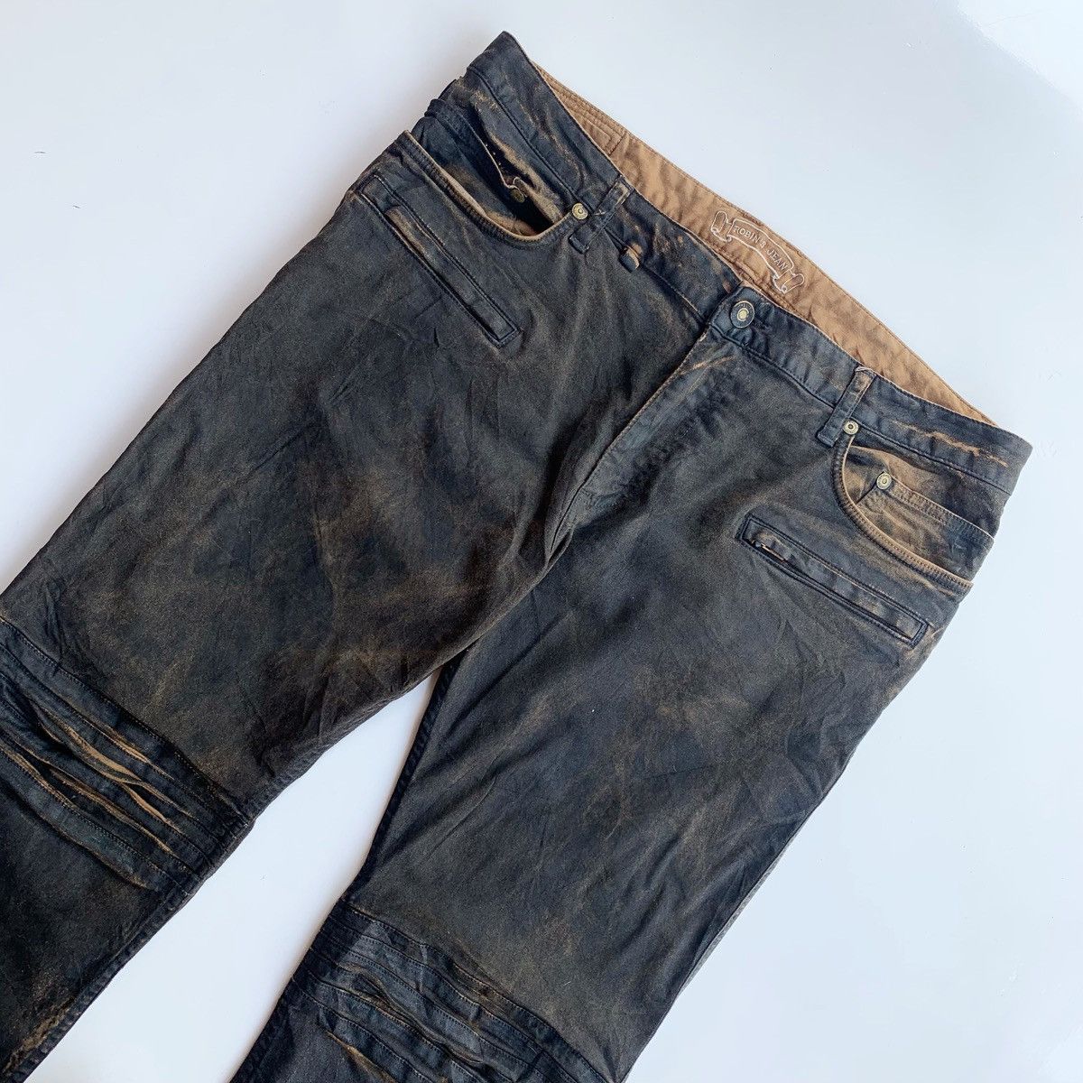 Robins Jeans × Vintage Vintage Robins Jeans Biker Pants Size US 38 / EU 54 - 3 Thumbnail
