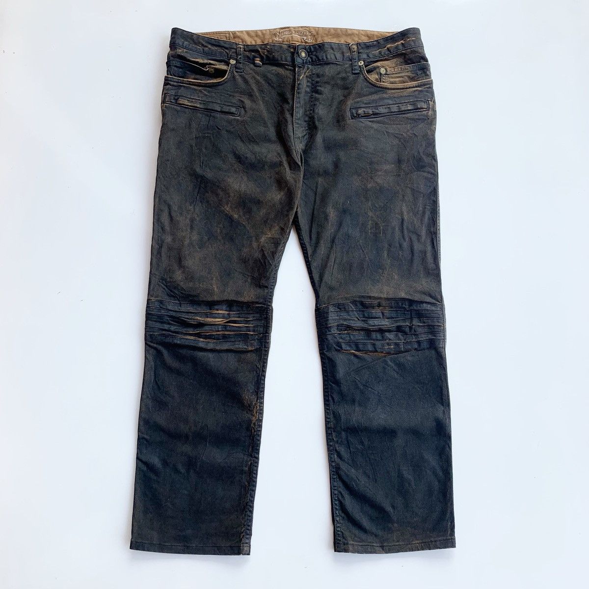 Robins Jeans × Vintage Vintage Robins Jeans Biker Pants Size US 38 / EU 54 - 1 Thumbnail