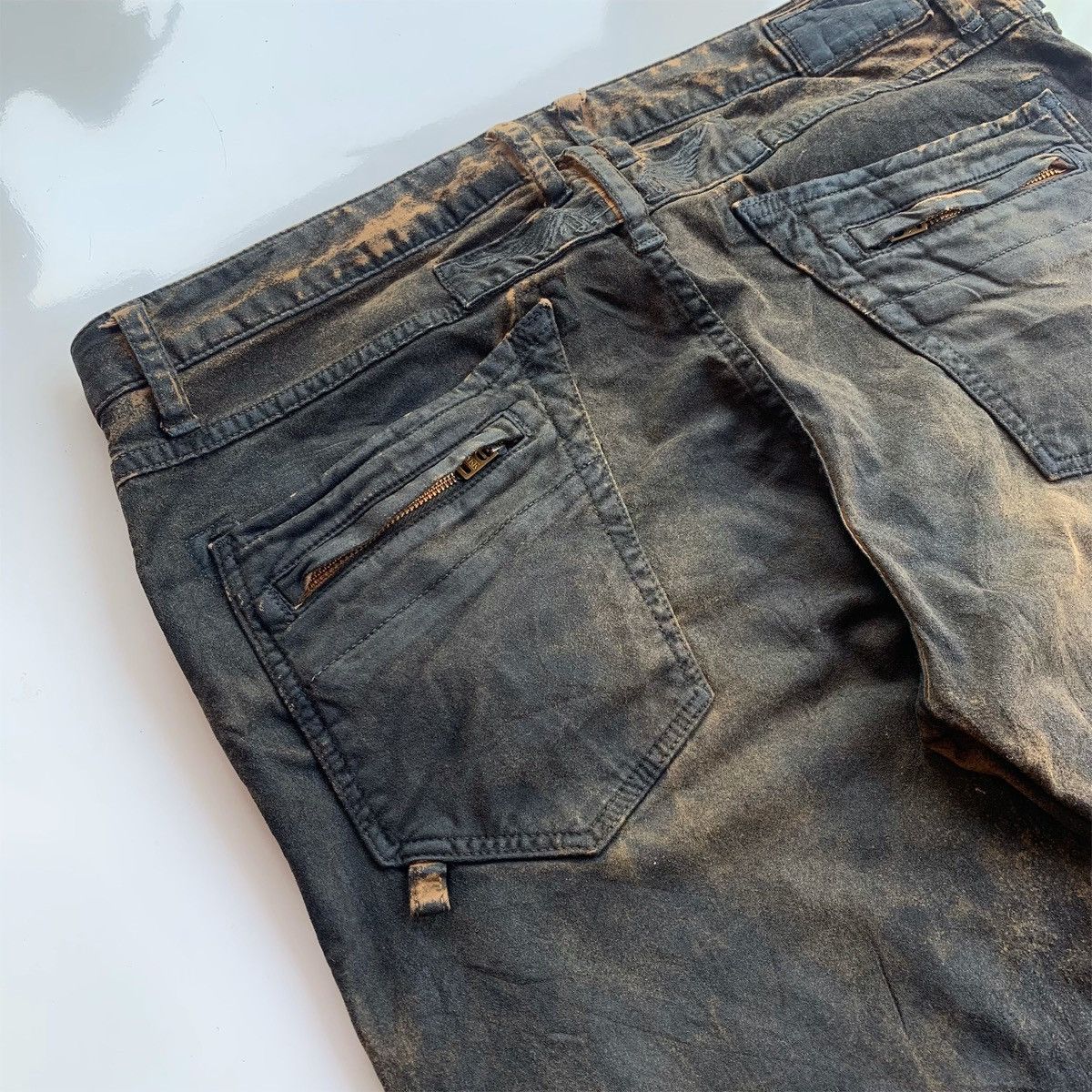 Robins Jeans × Vintage Vintage Robins Jeans Biker Pants Size US 38 / EU 54 - 11 Thumbnail