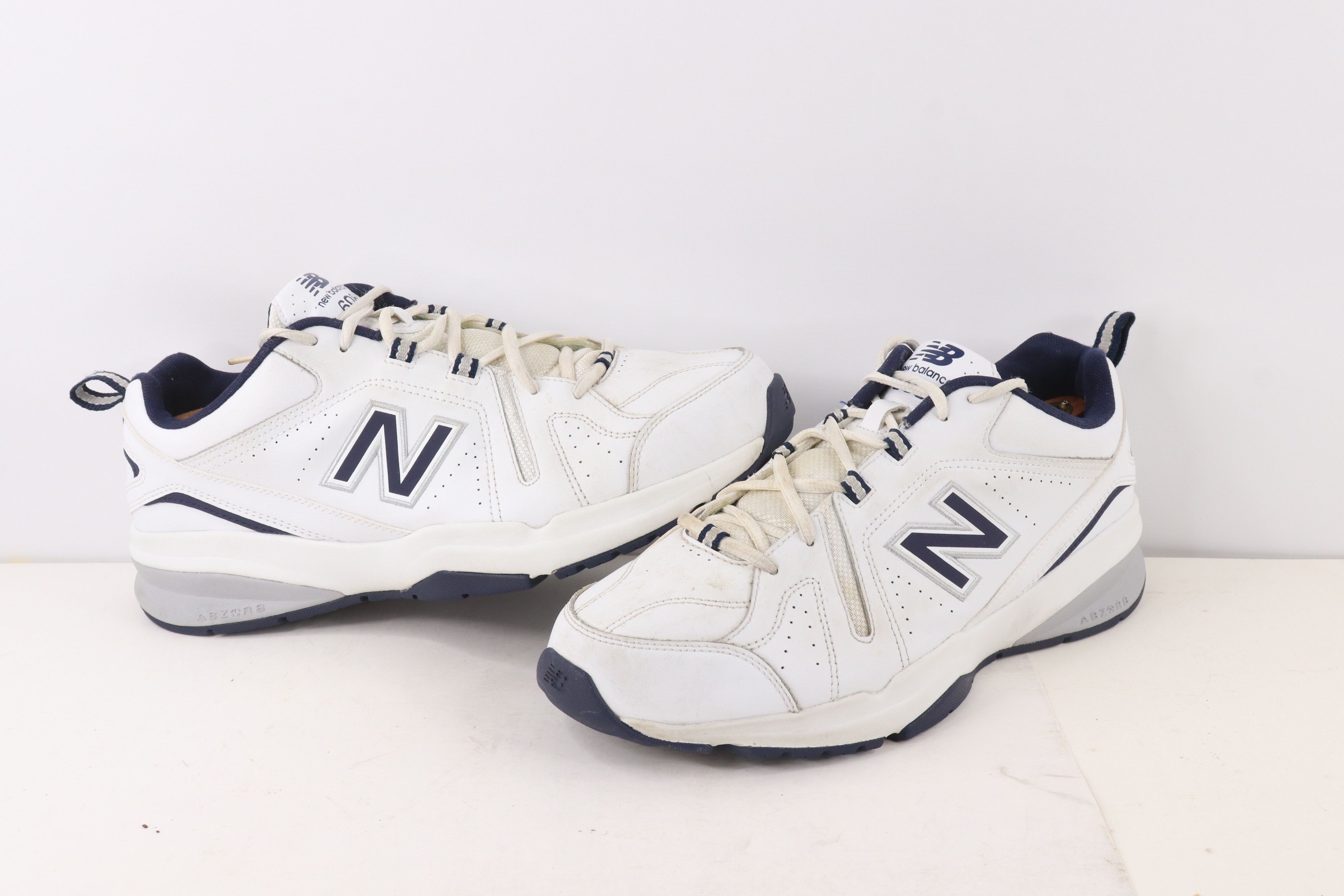 New Balance Vintage Vintage New Balance 608 Spell Out Leather Dad Shoes Size 12 Grailed