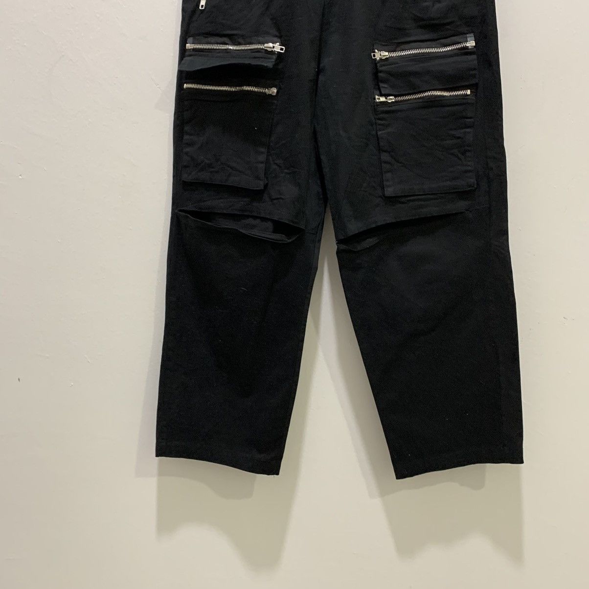 Japanese Brand × Seditionaries DRUG HONEY Zipper Baggy Pocket Disstressed Crop Cargo Pant Size US 30 / EU 46 - 4 Thumbnail