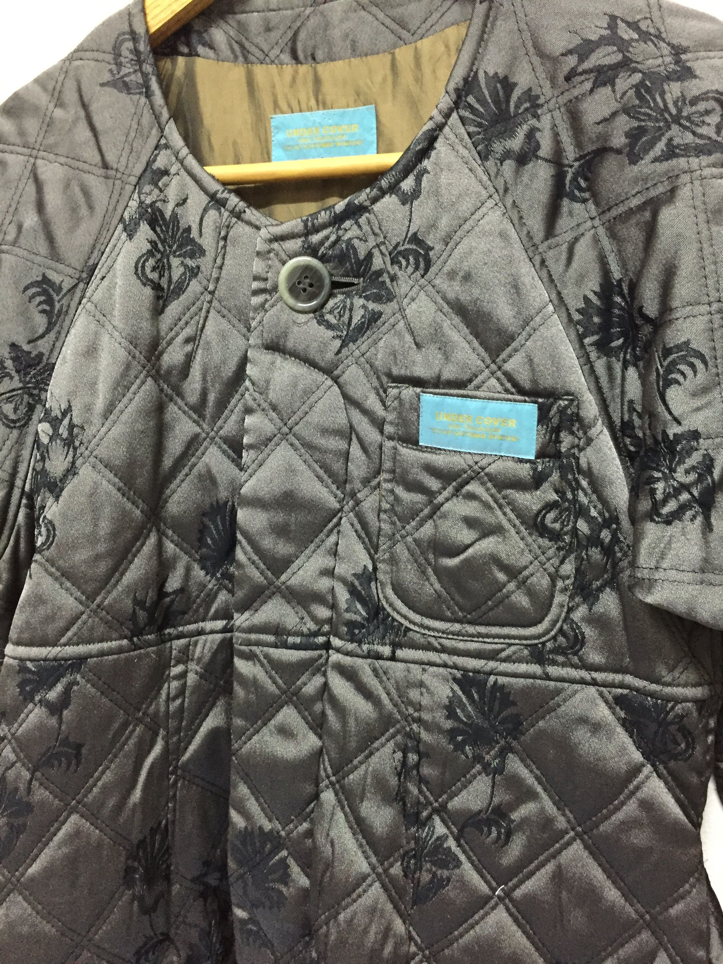 Undercover AW98 UNDERCOVER Floral parka quilted jacket Size S / US 4 / IT 40 - 4 Thumbnail